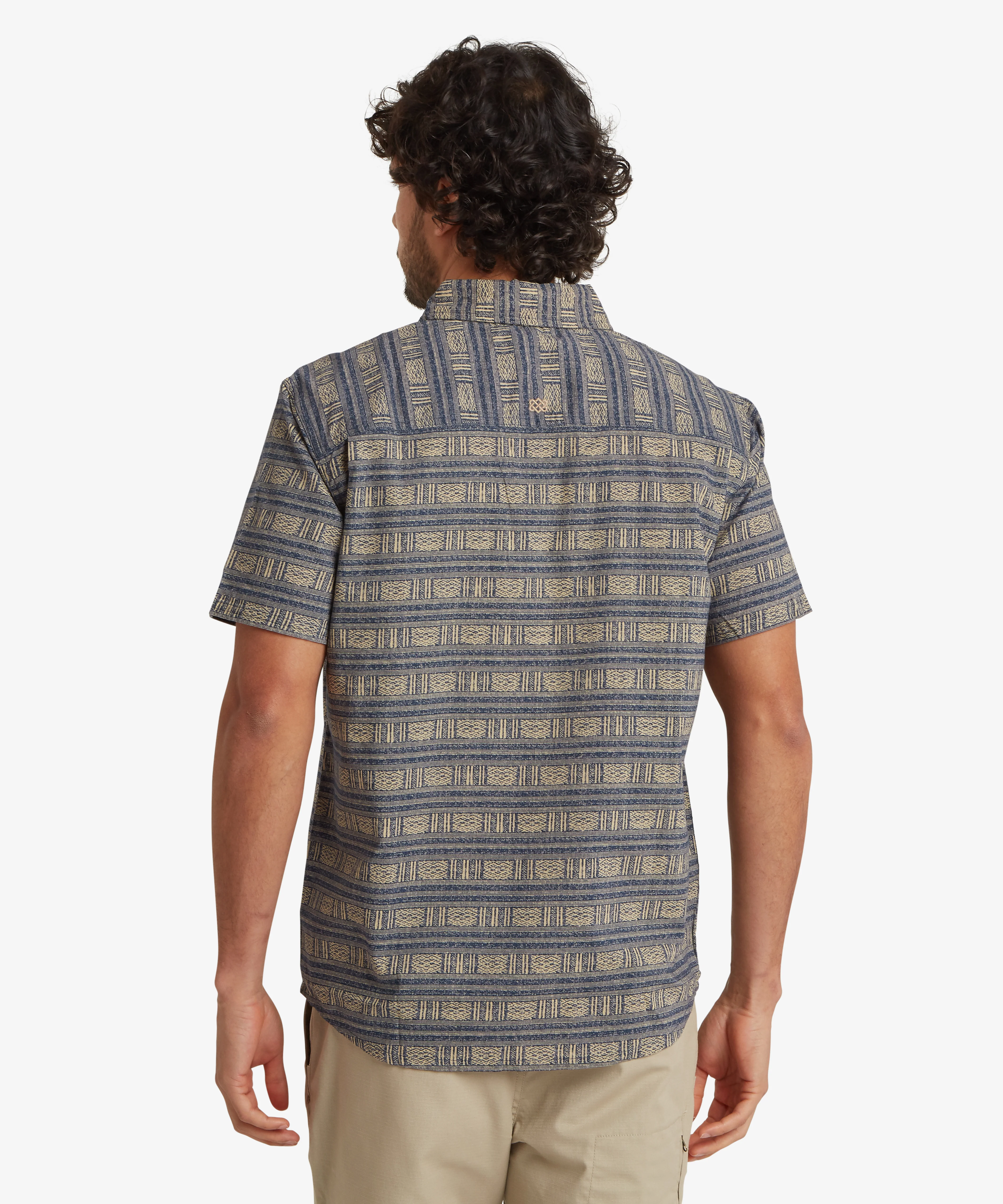 Khumbu Weave Short Sleeve Shirt - Rathee Blue - Image 8