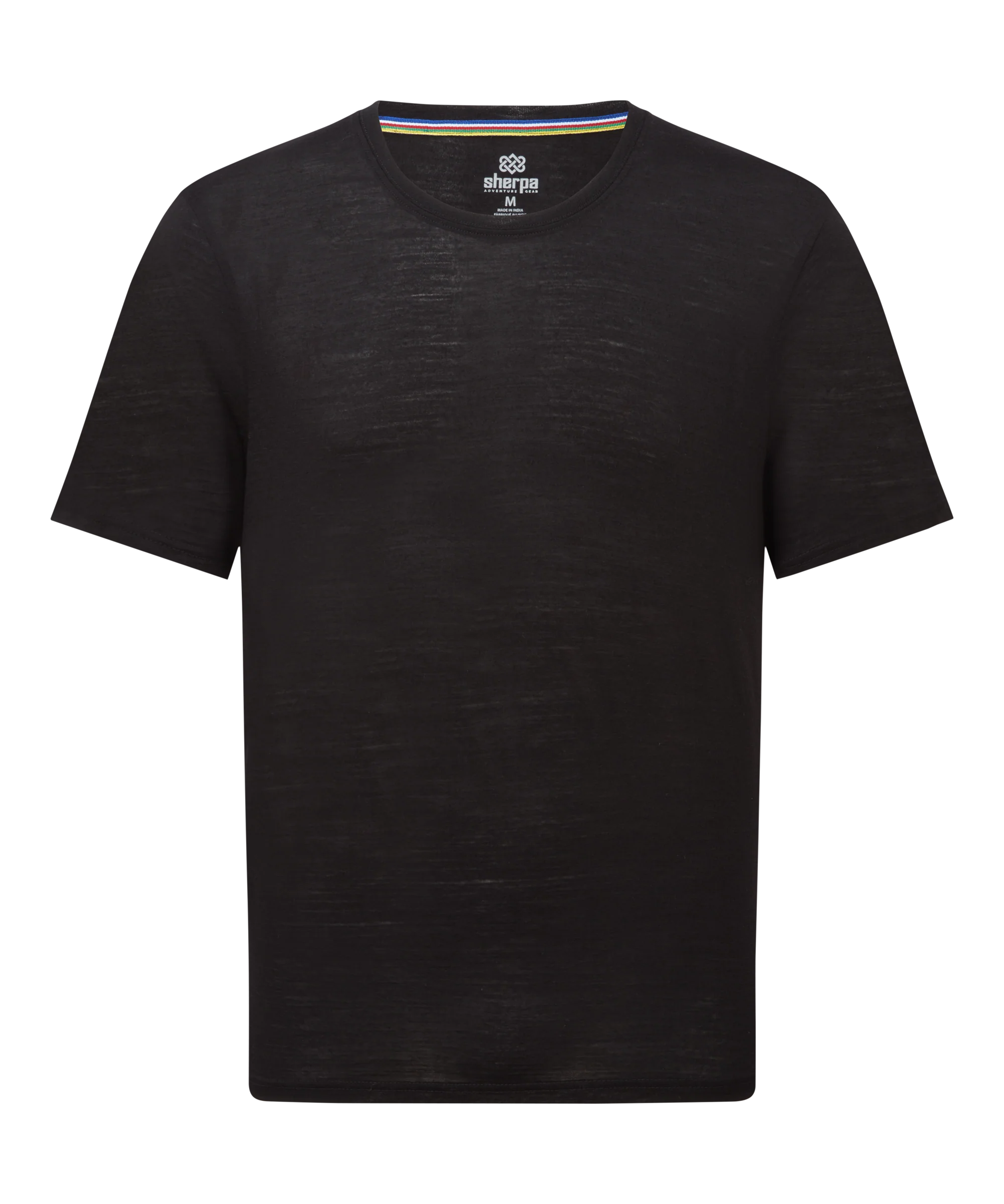 Nanda Merino Short Sleeve T-Shirt - Black