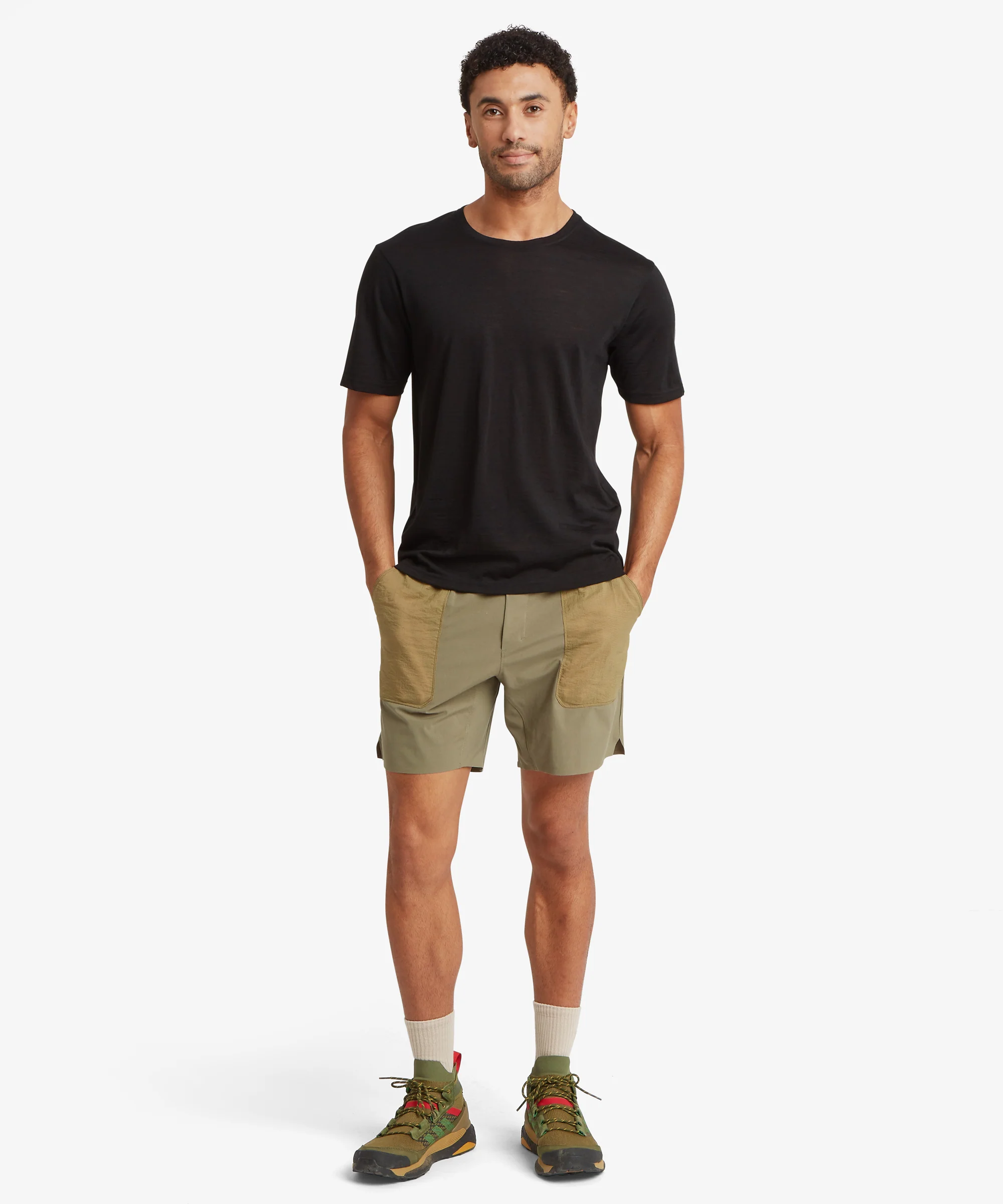Nanda Merino Short Sleeve T-Shirt - Black - Image 3