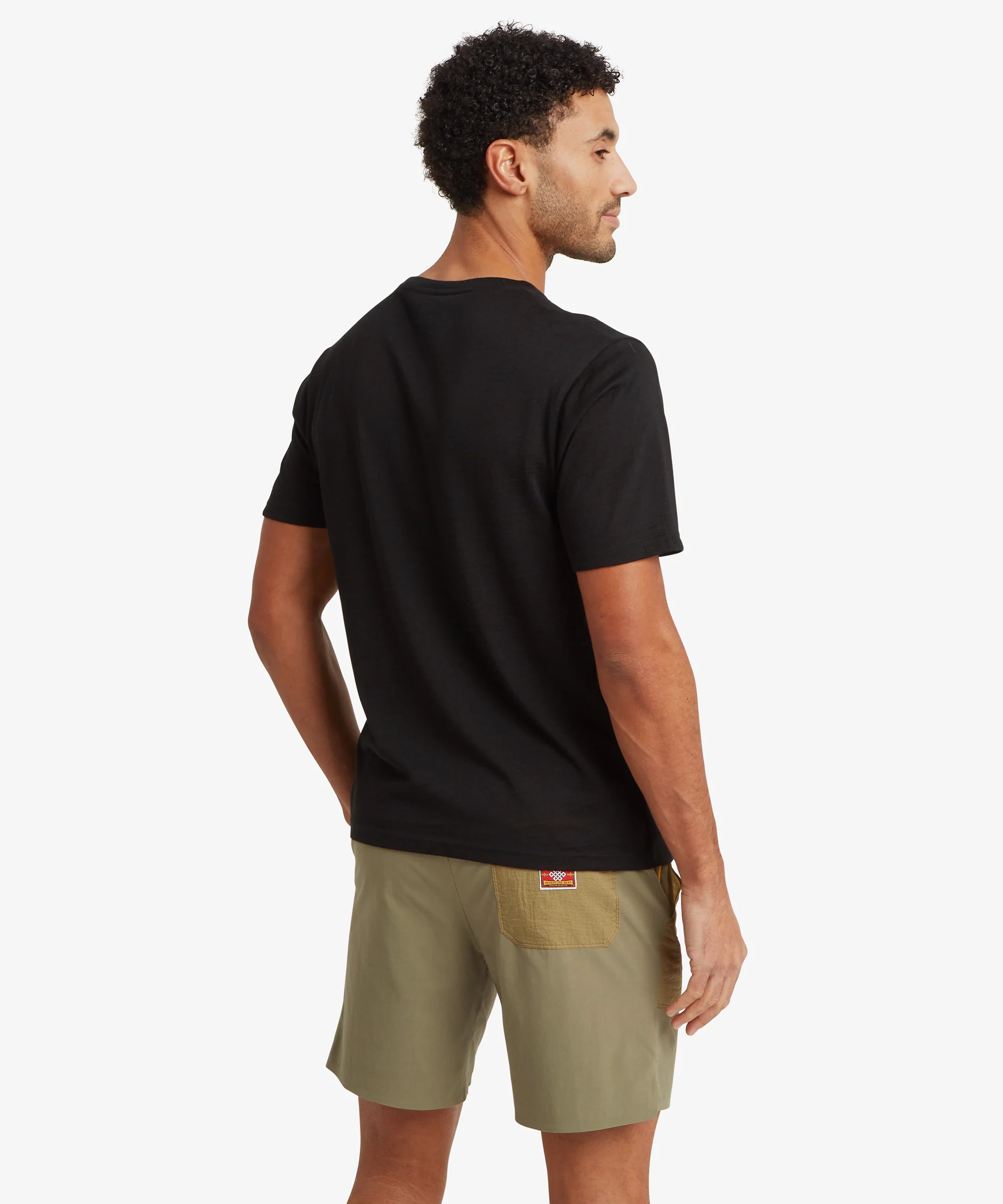 Nanda Merino Short Sleeve T-Shirt - Black - Image 5