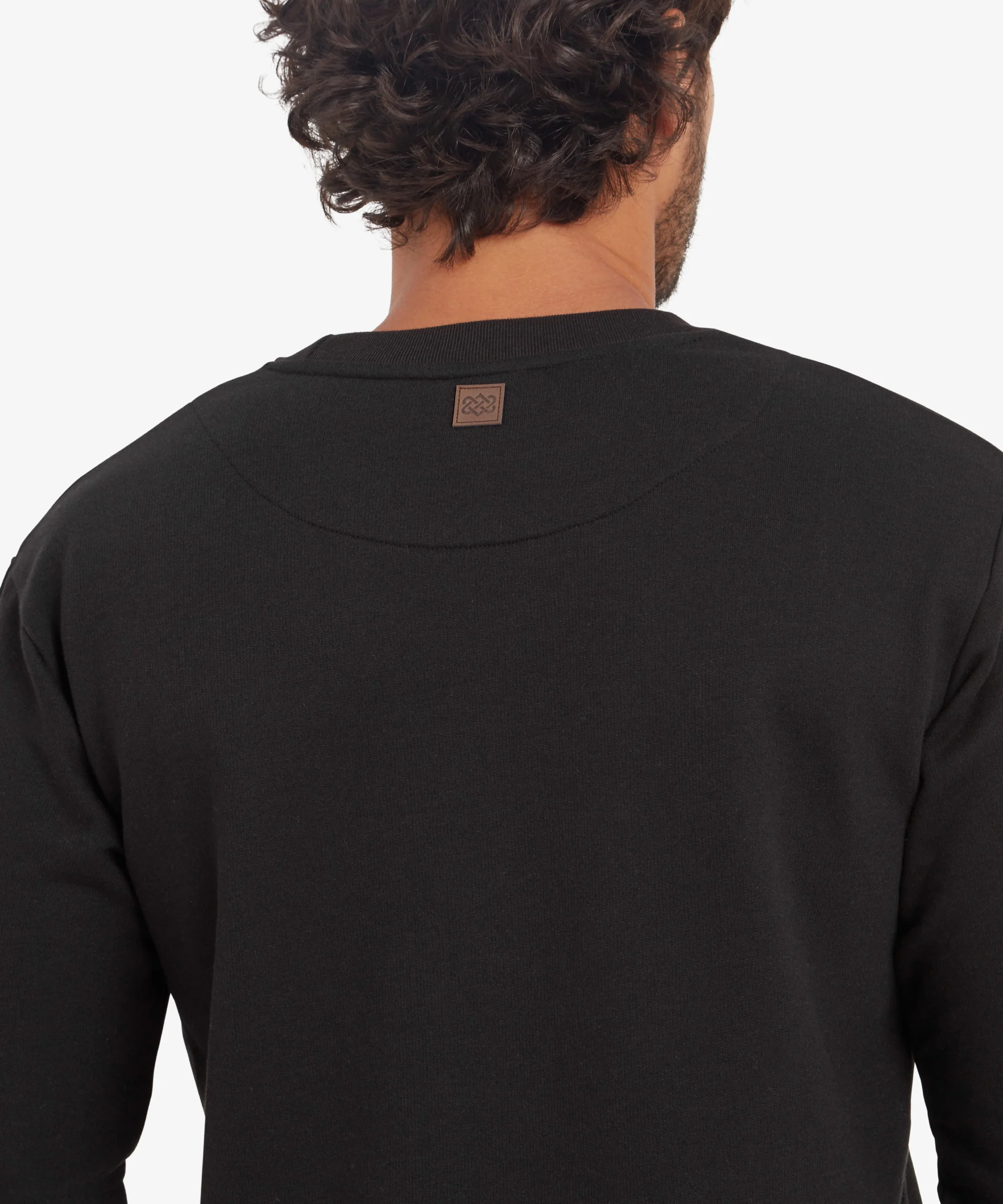 Pokhara Crew Sweatshirt - Black - Image 7