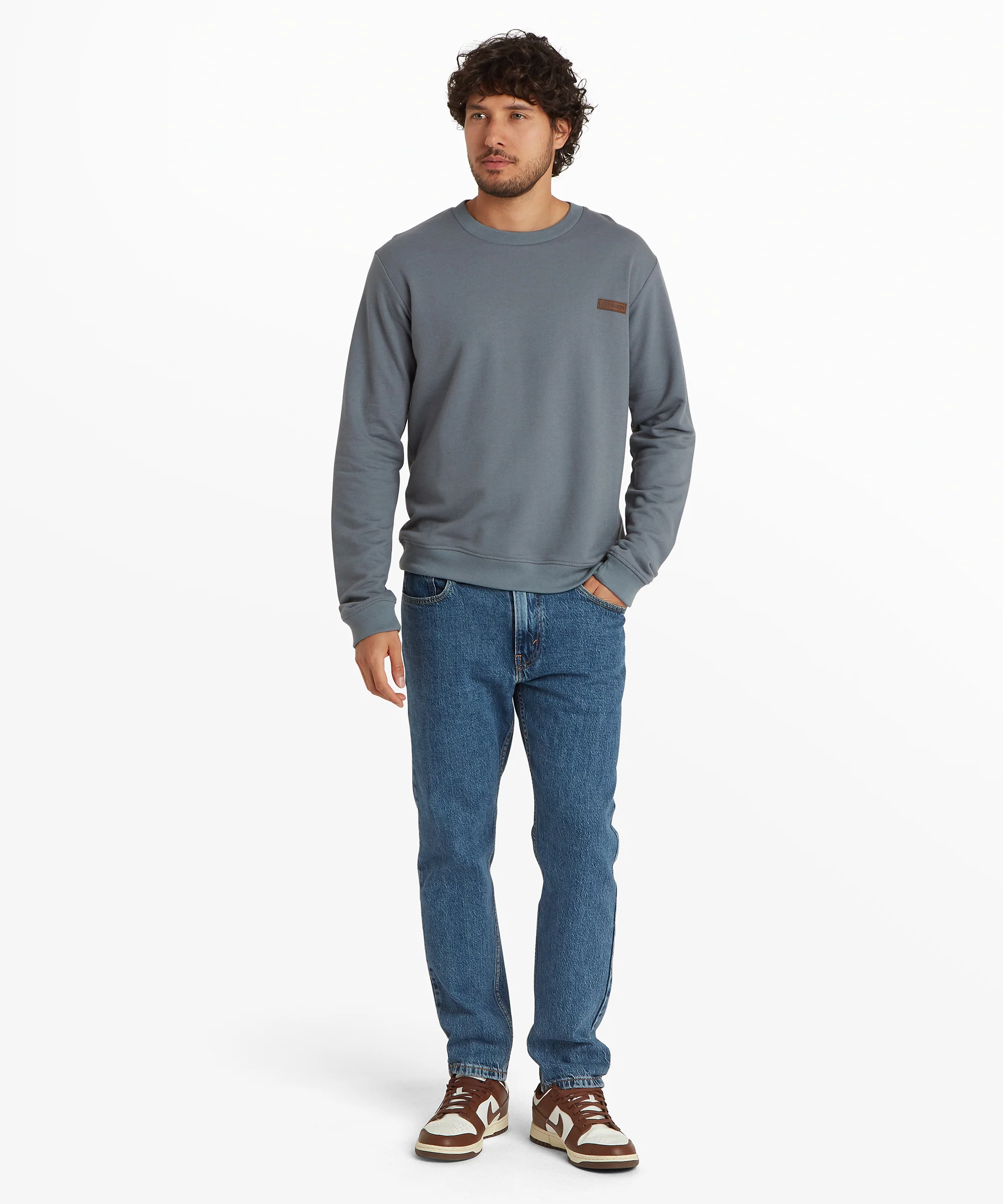 Pokhara Crew Sweatshirt - Stormy - Image 3