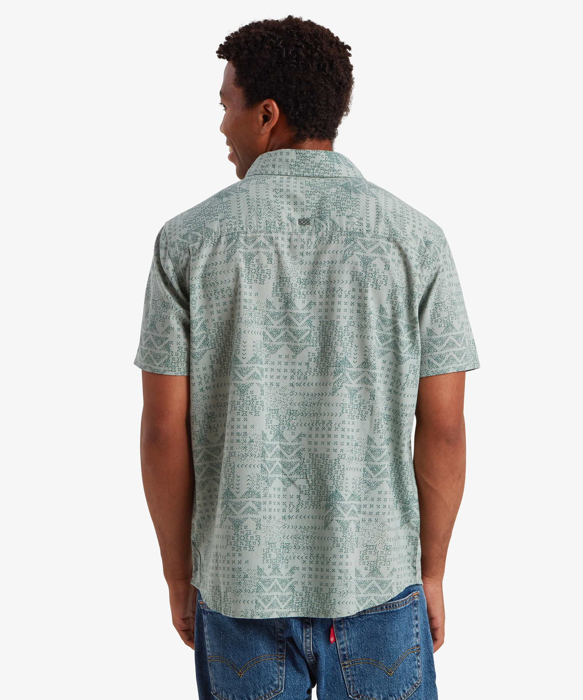 Puja Short Sleeve Shirt - Celery - Image 5