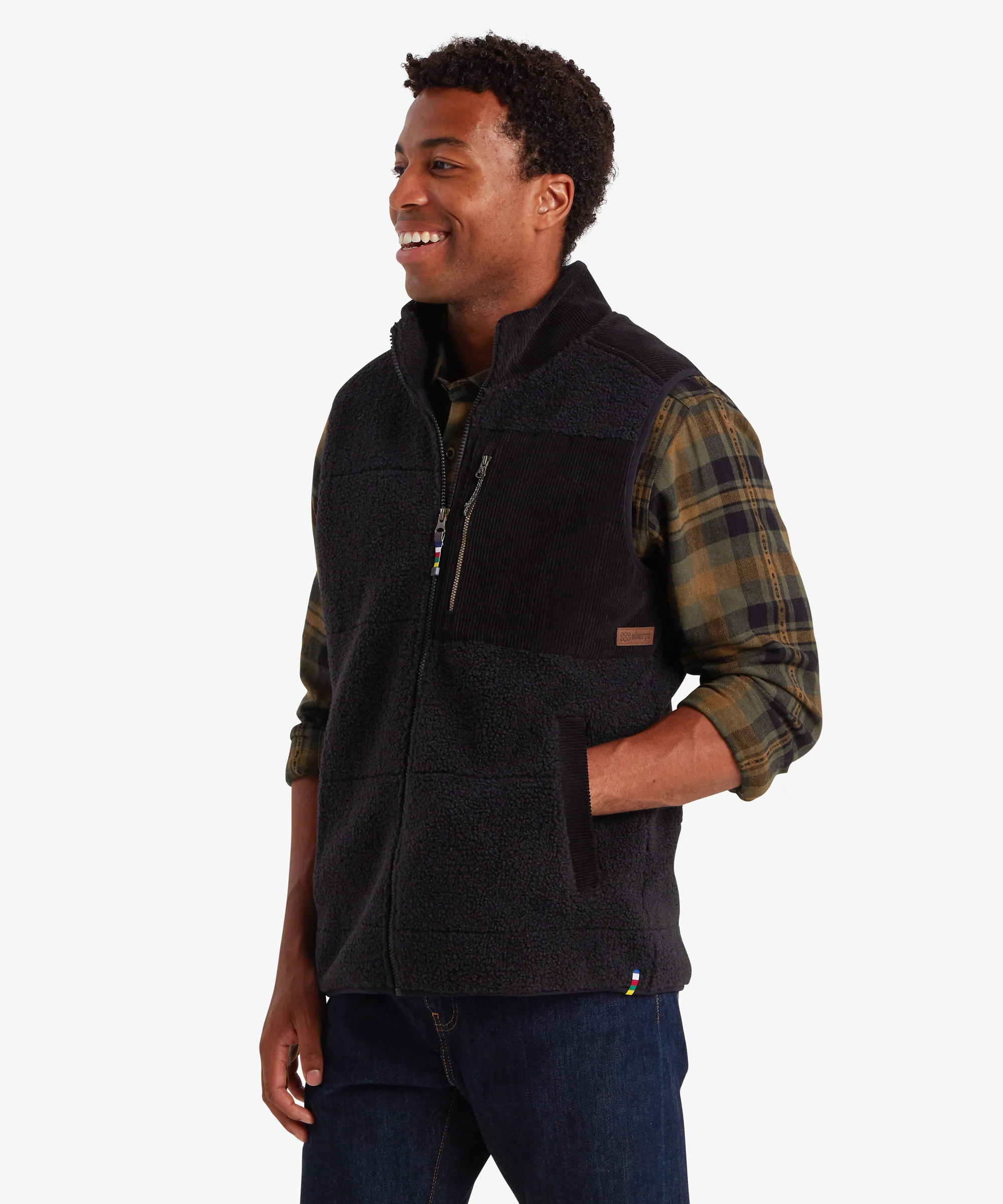 Rangeli Fleece Vest - Black - Image 4