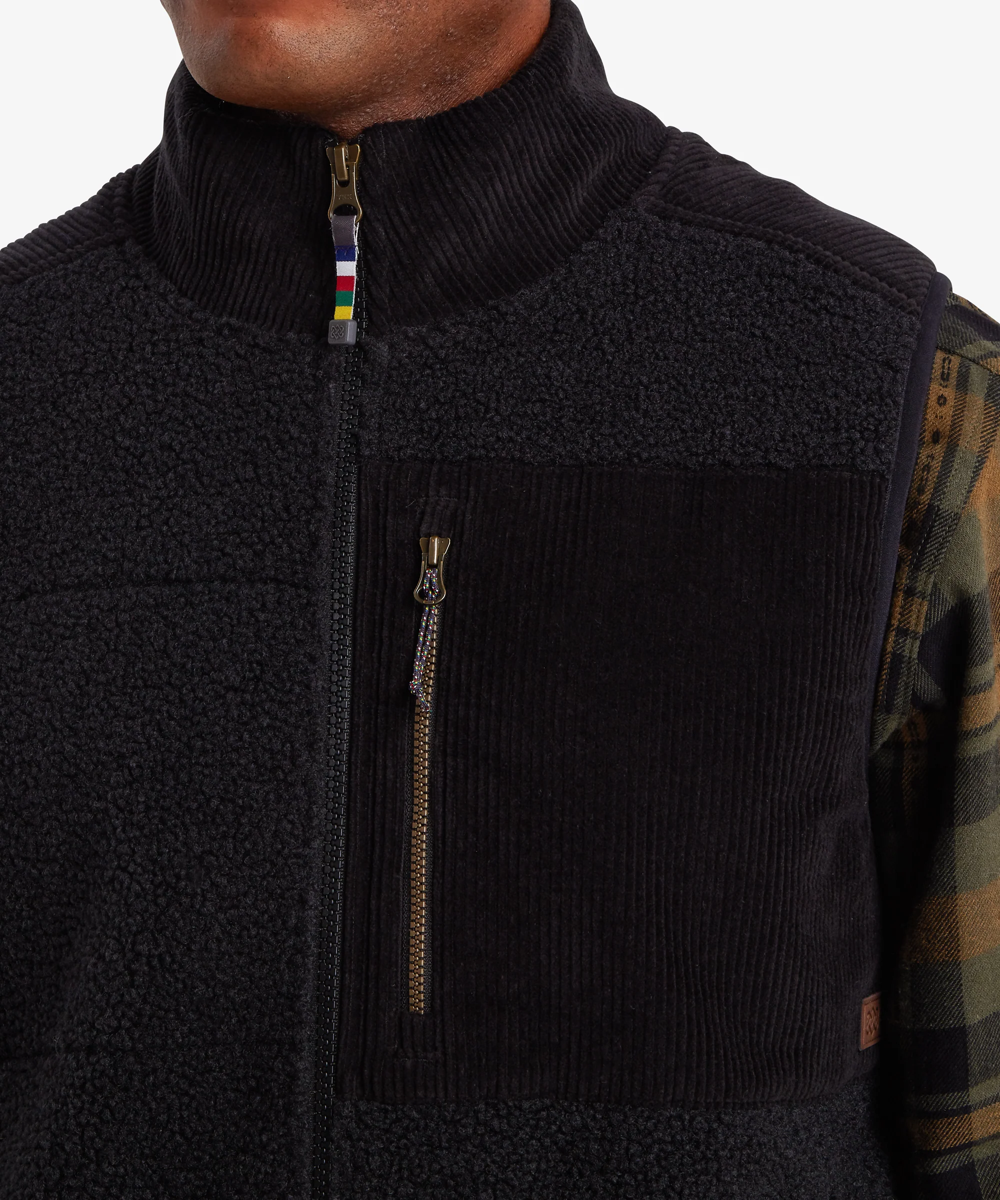 Rangeli Fleece Vest - Black - Image 6