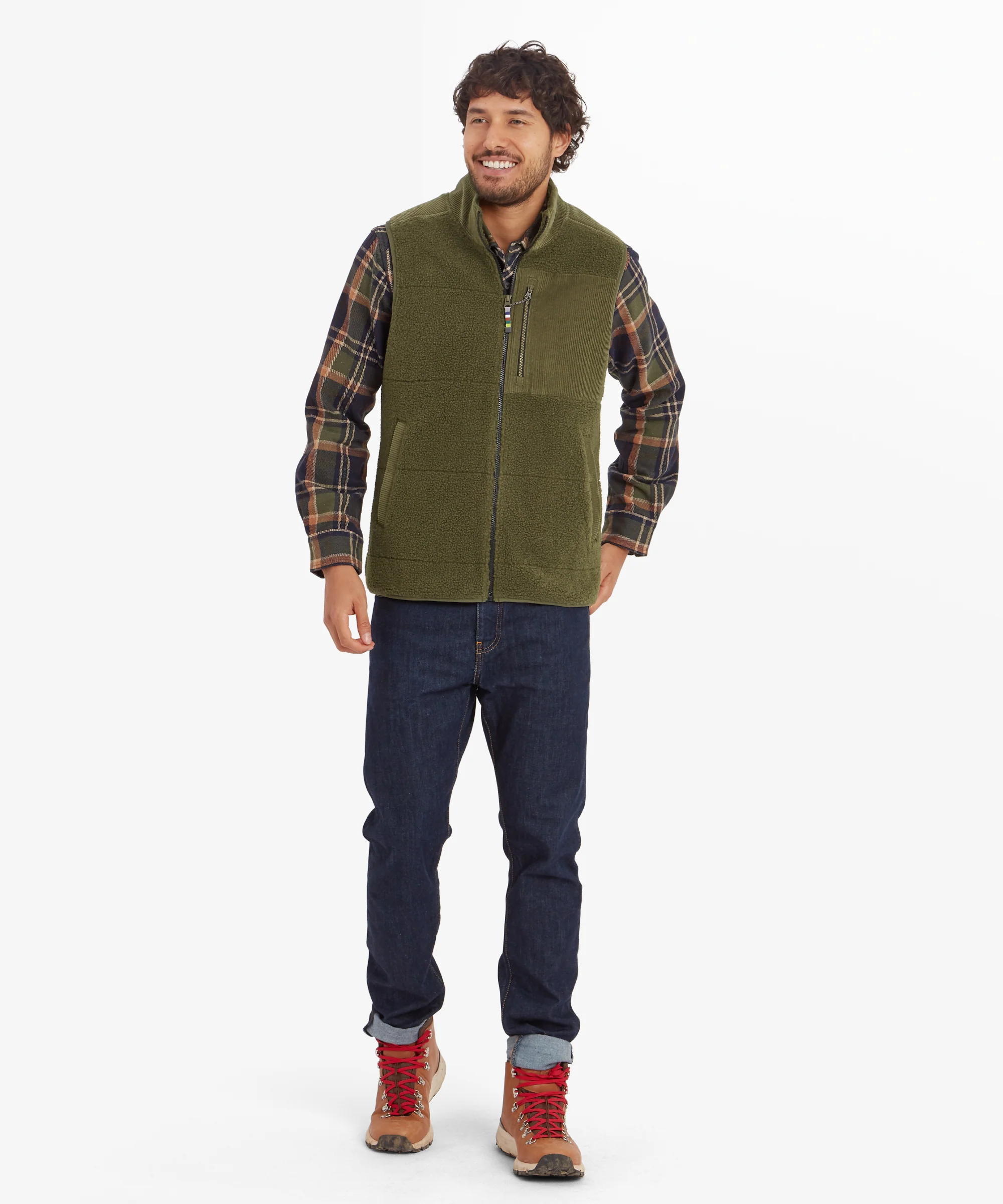 Rangeli Fleece Vest - Evergreen - Image 3