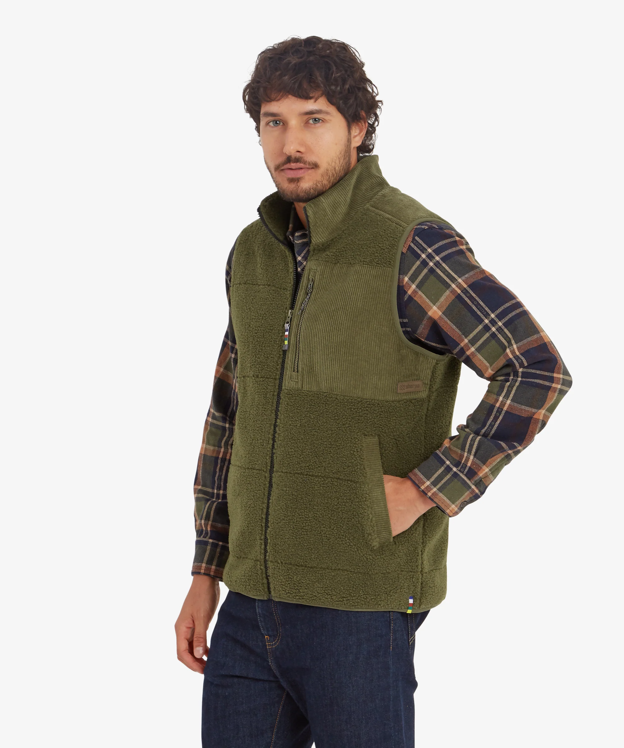 Rangeli Fleece Vest - Evergreen - Image 4