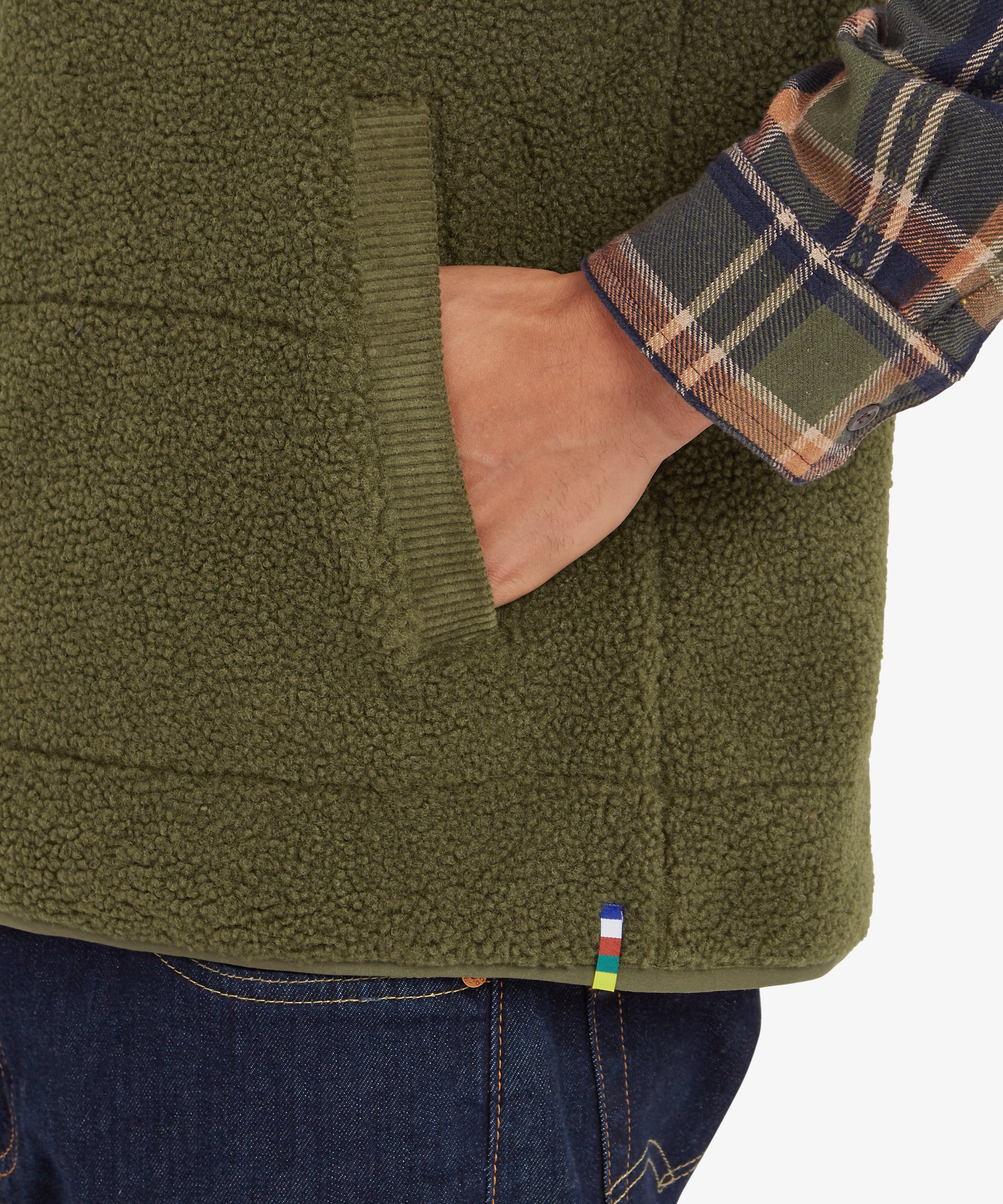 Rangeli Fleece Vest - Evergreen - Image 7