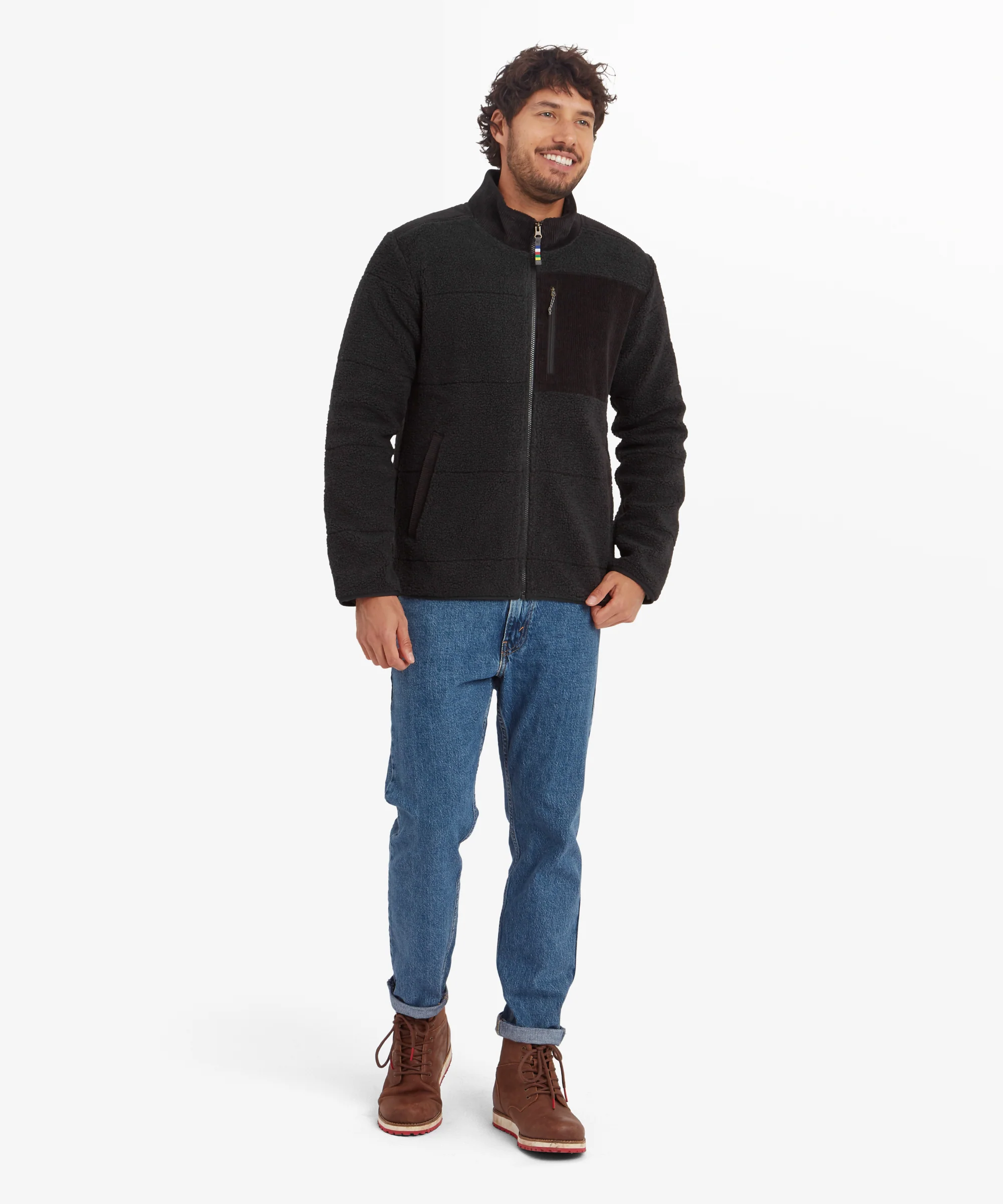 Rangeli Full Zip Fleece Jacket - Black - Image 3