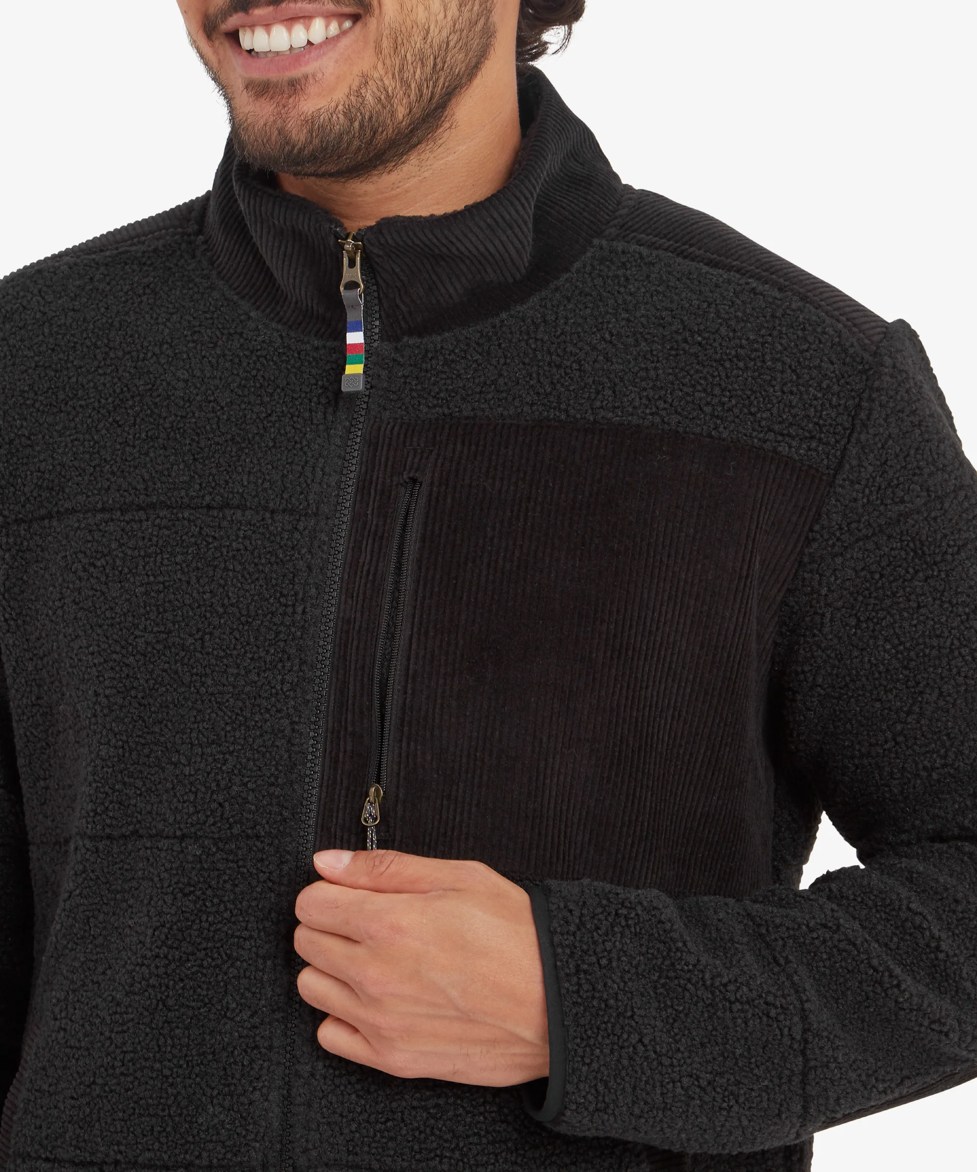 Rangeli Full Zip Fleece Jacket - Black - Image 6