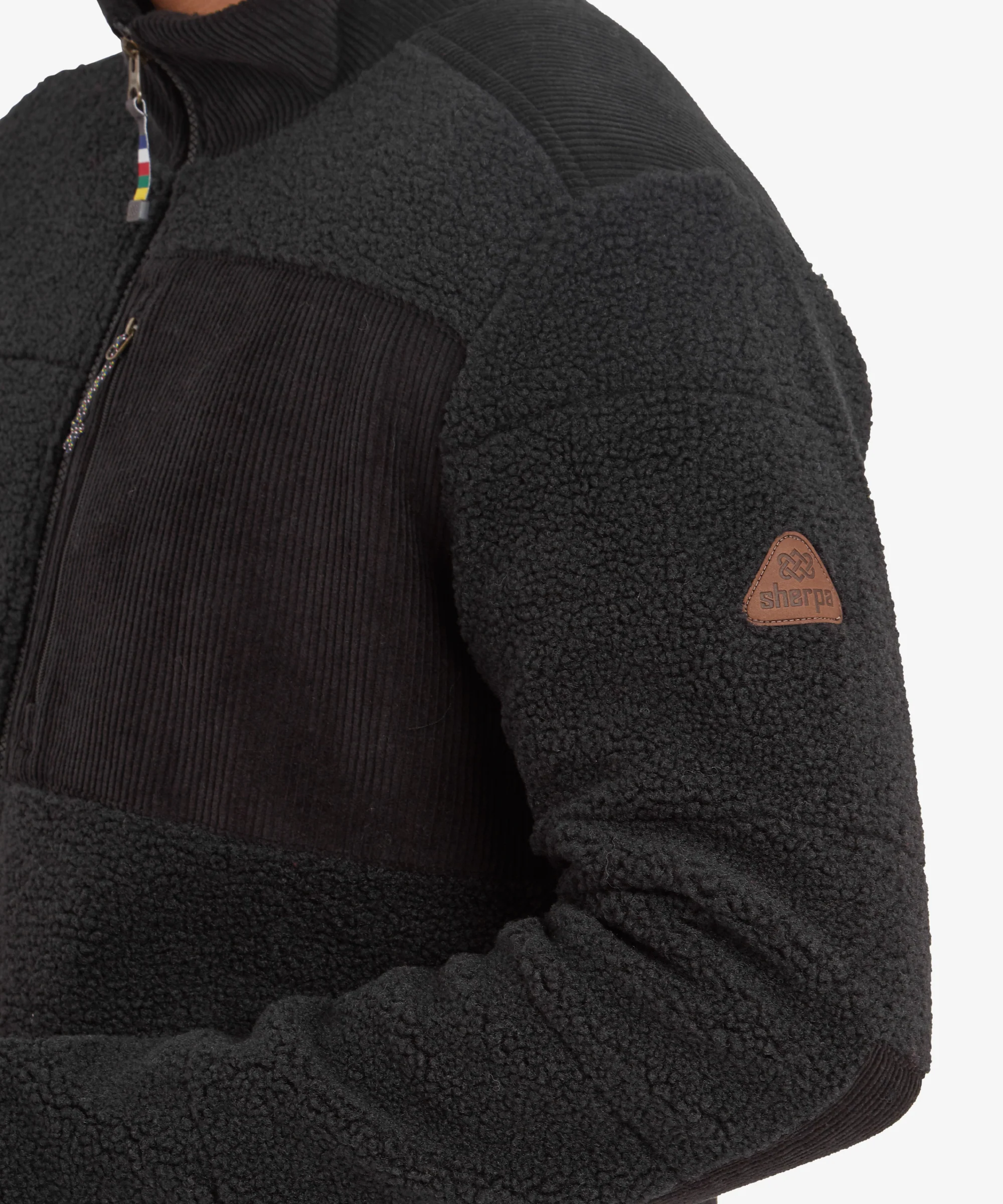 Rangeli Full Zip Fleece Jacket - Black - Image 7
