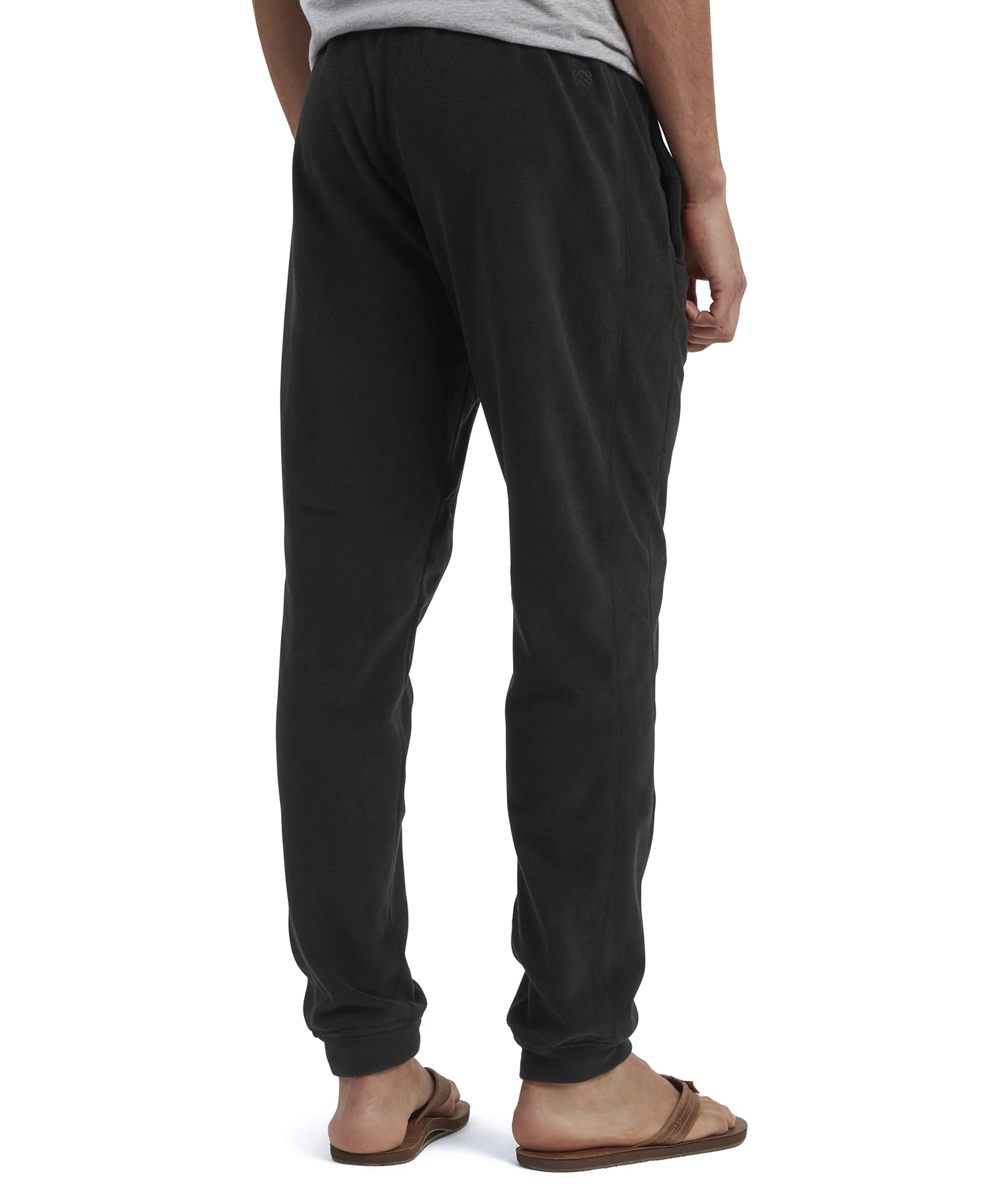 Rolpa Eco Fleece Jogger - Black - Image 5
