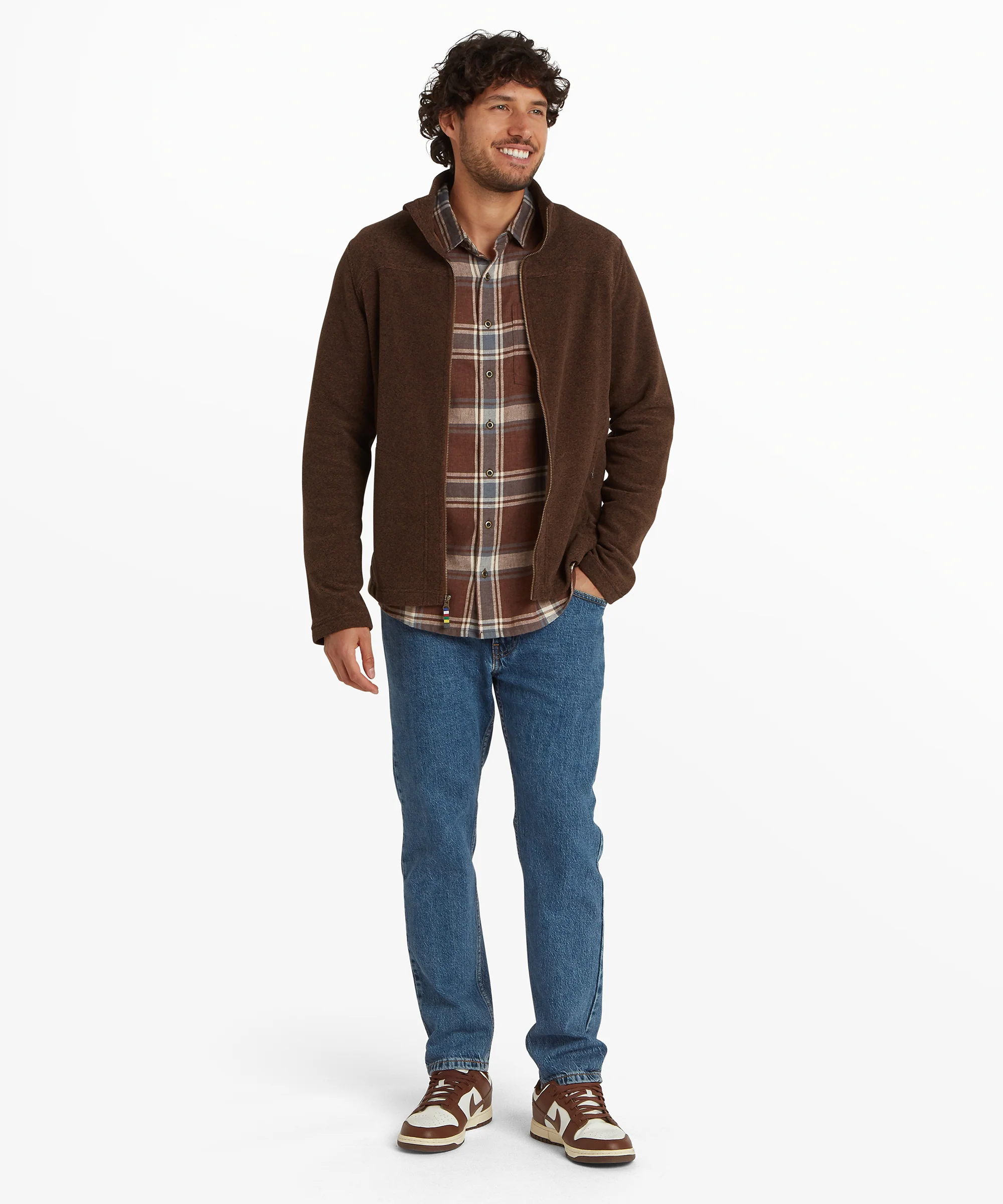 Rolpa Eco Fleece Jacket - Cappuccino - Image 3