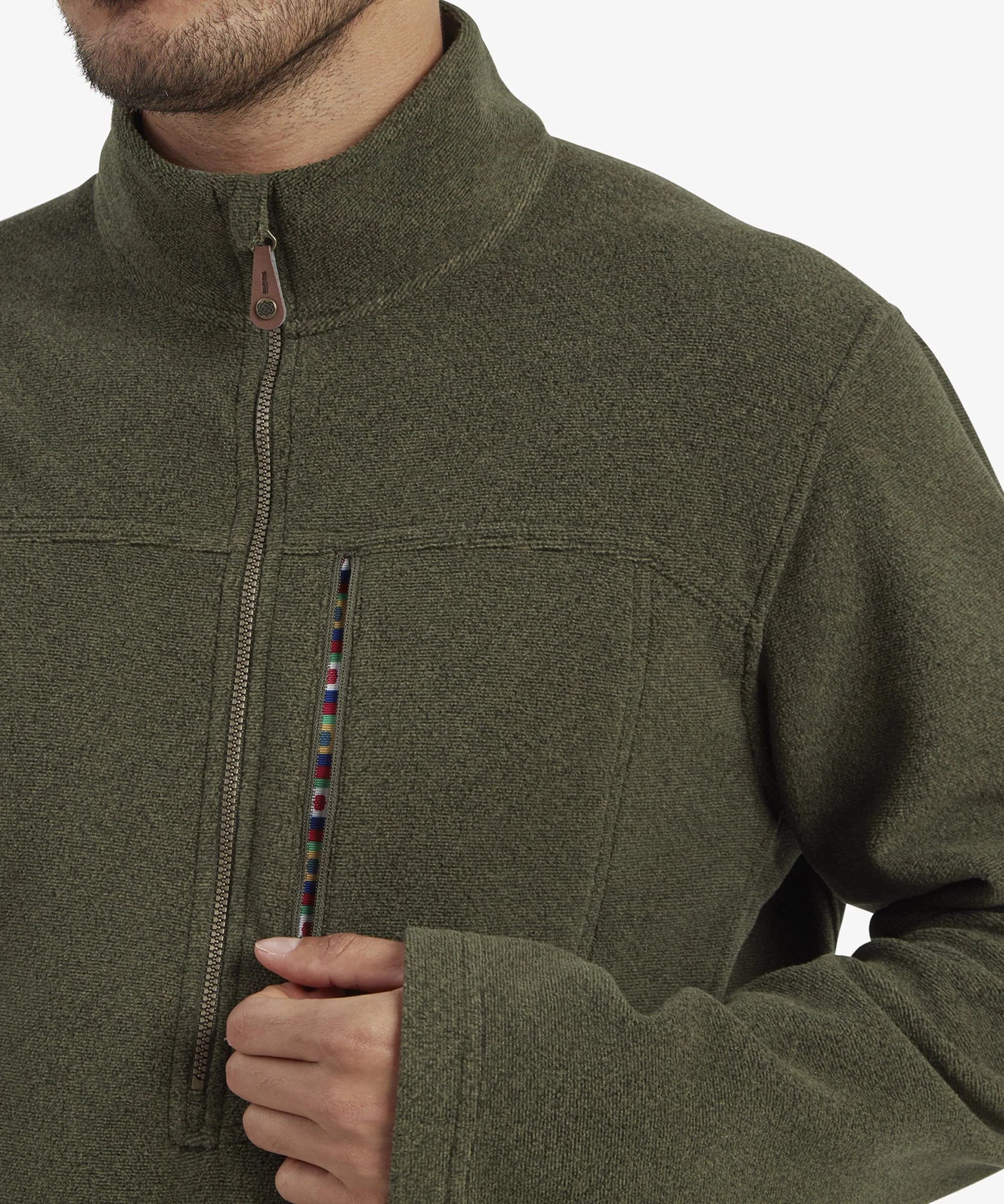 Rolpa Eco Quarter Zip - Evergreen - Image 6