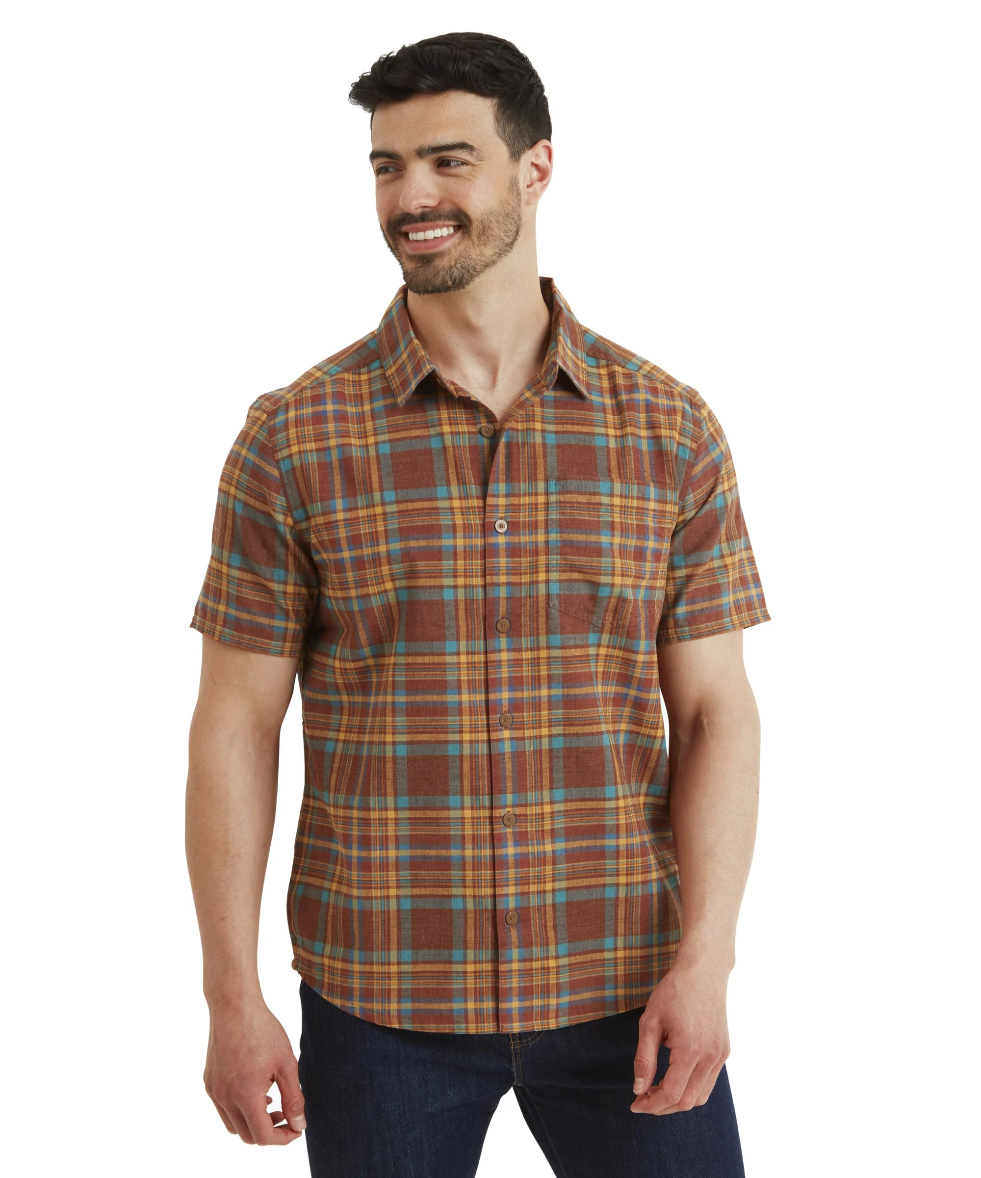 Rudra Short Sleeve Shirt - Cappuccino - Image 2