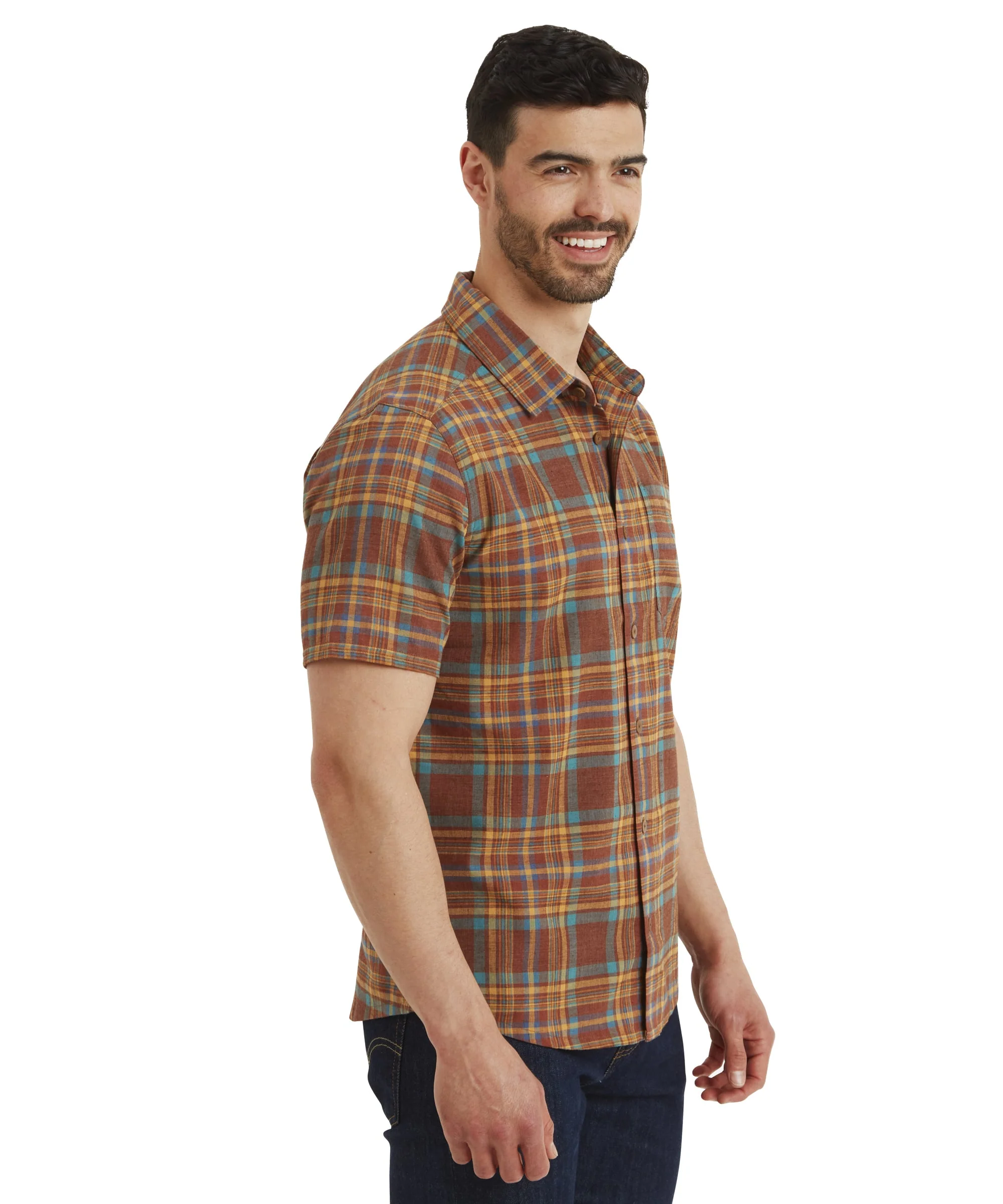 Rudra Short Sleeve Shirt - Cappuccino - Image 4