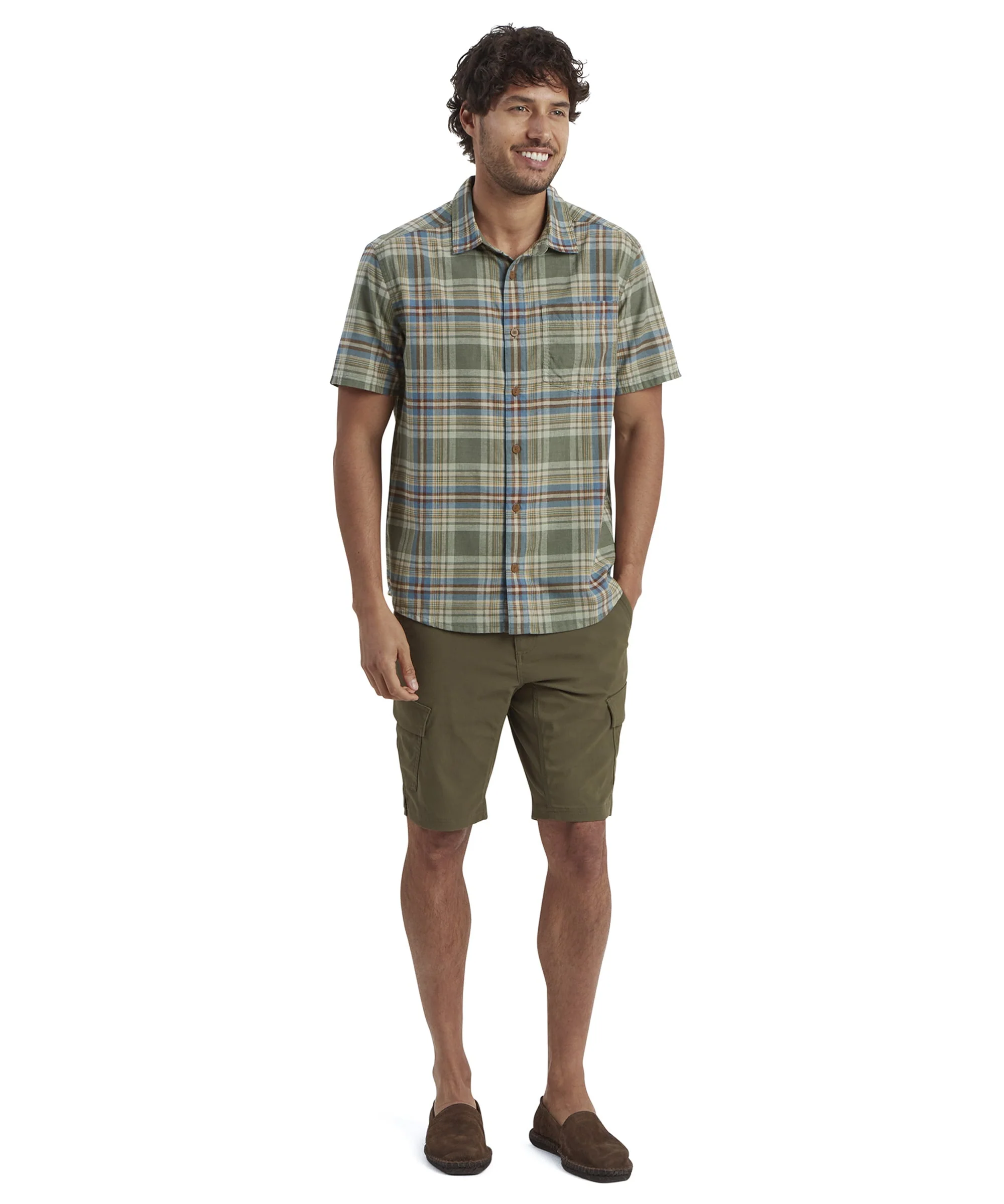 Rudra Short Sleeve Shirt - Dark Thyme - Image 3