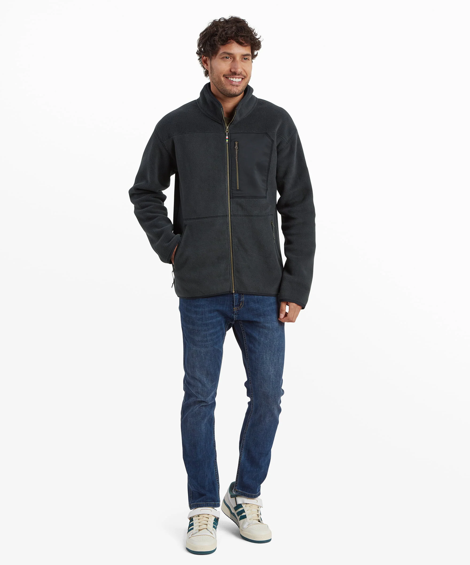 Sanani Eco Fleece Jacket - Black - Image 3