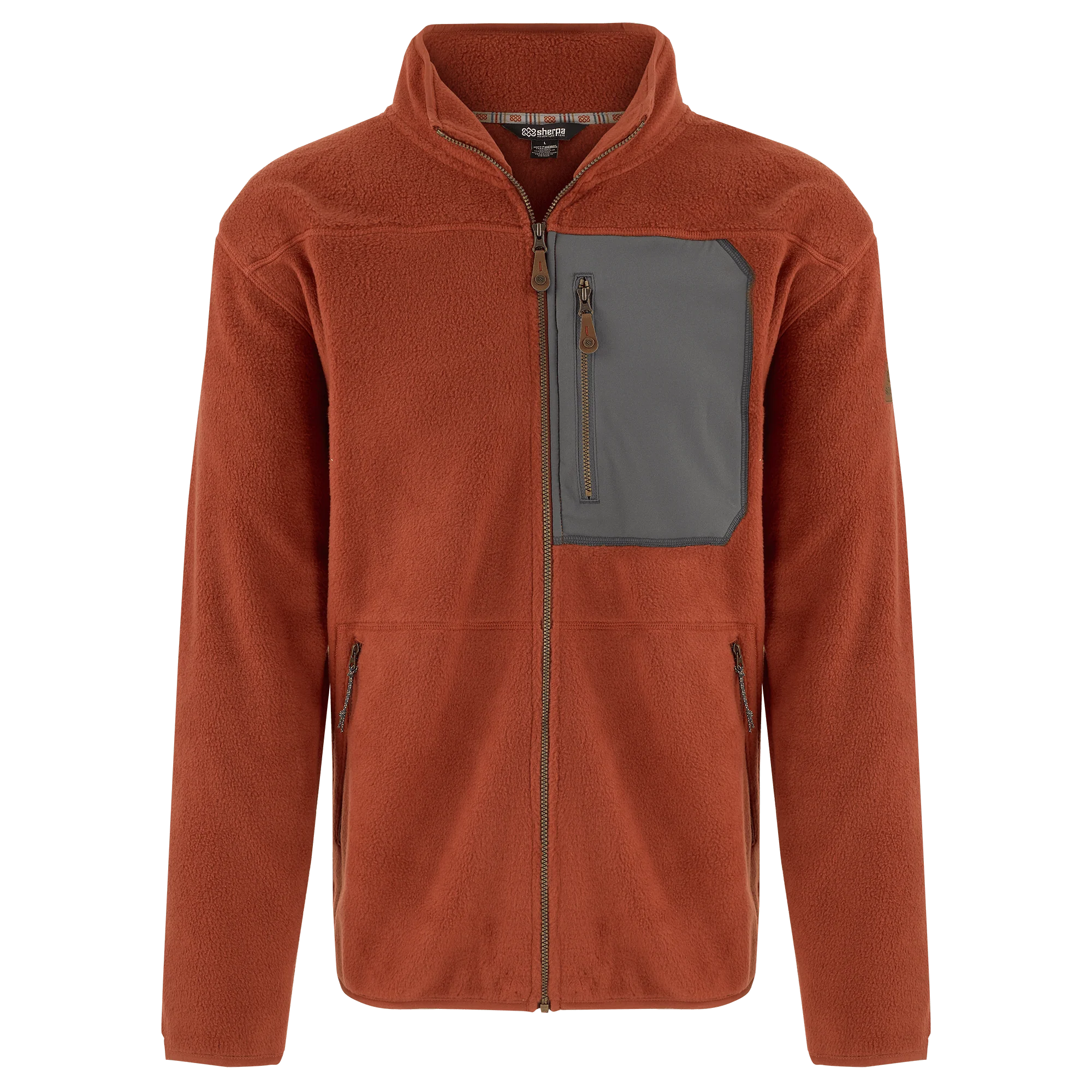 Sanani Eco Fleece Jacket - Clay Red
