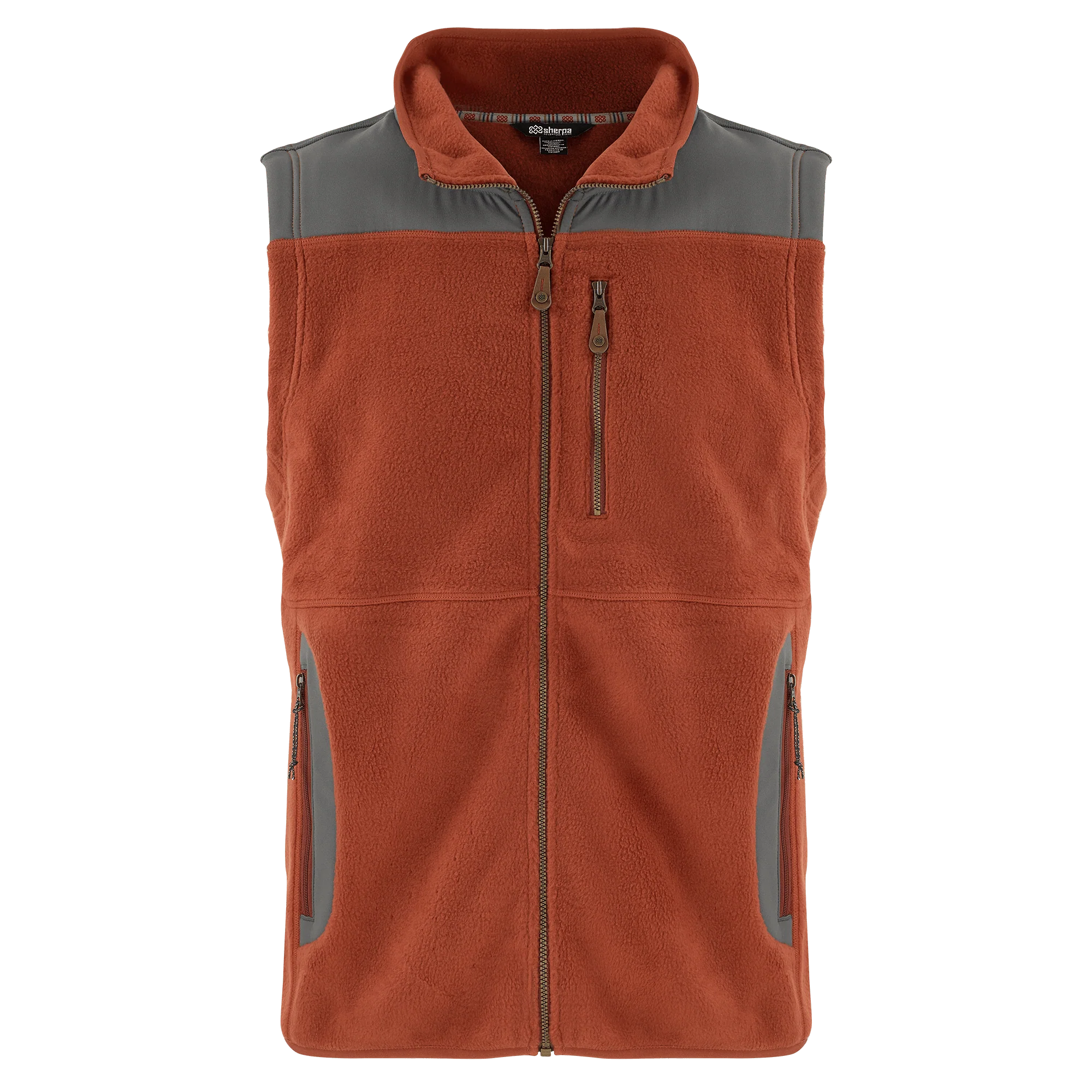 Sanani Eco Fleece Vest - Clay Red