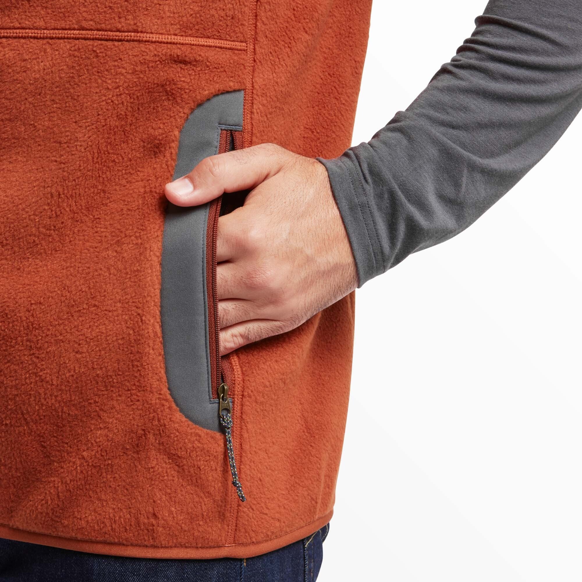 Sanani Eco Fleece Vest - Clay Red - Image 2