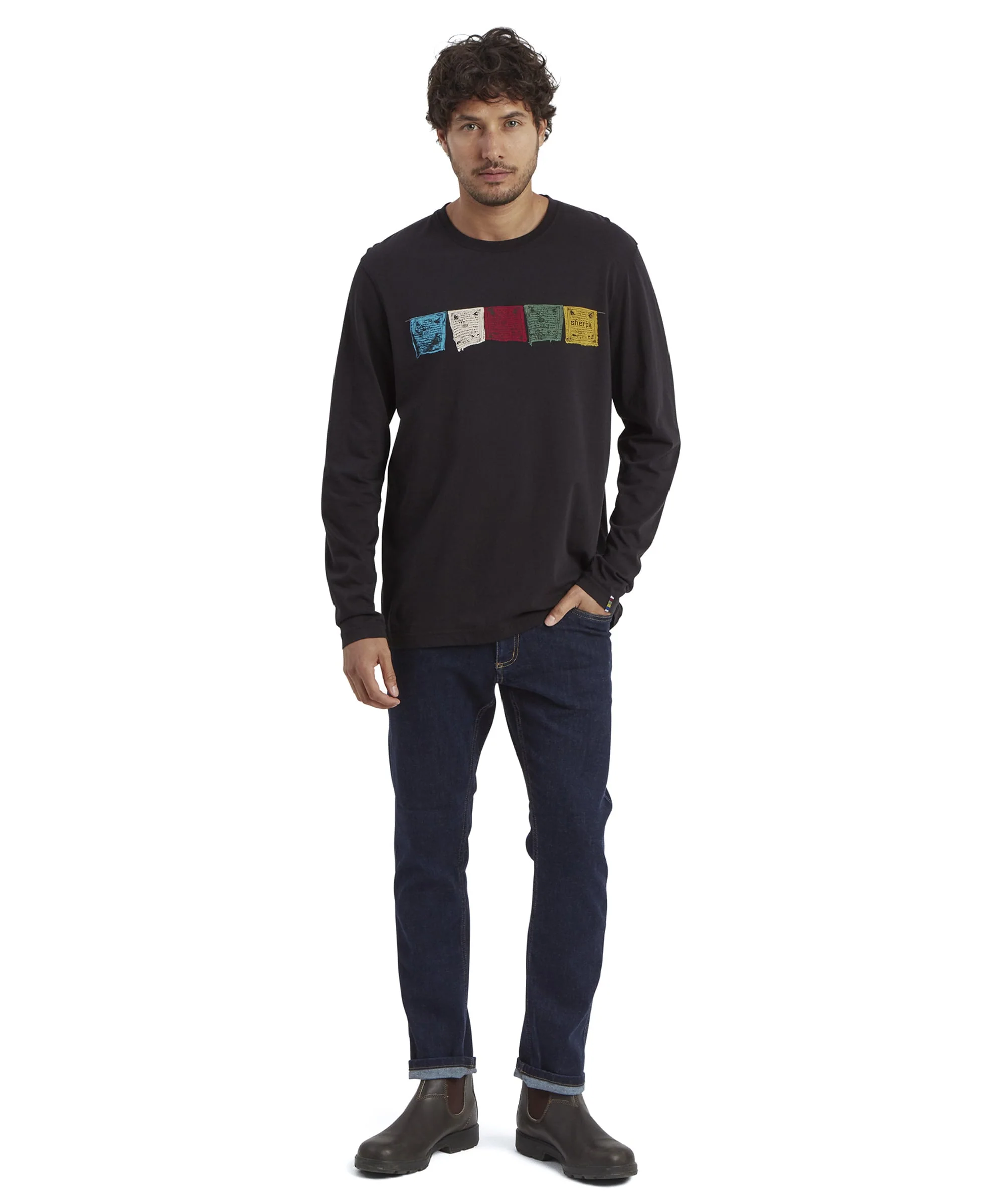 Tarcho Long Sleeve T-Shirt - Black - Image 3