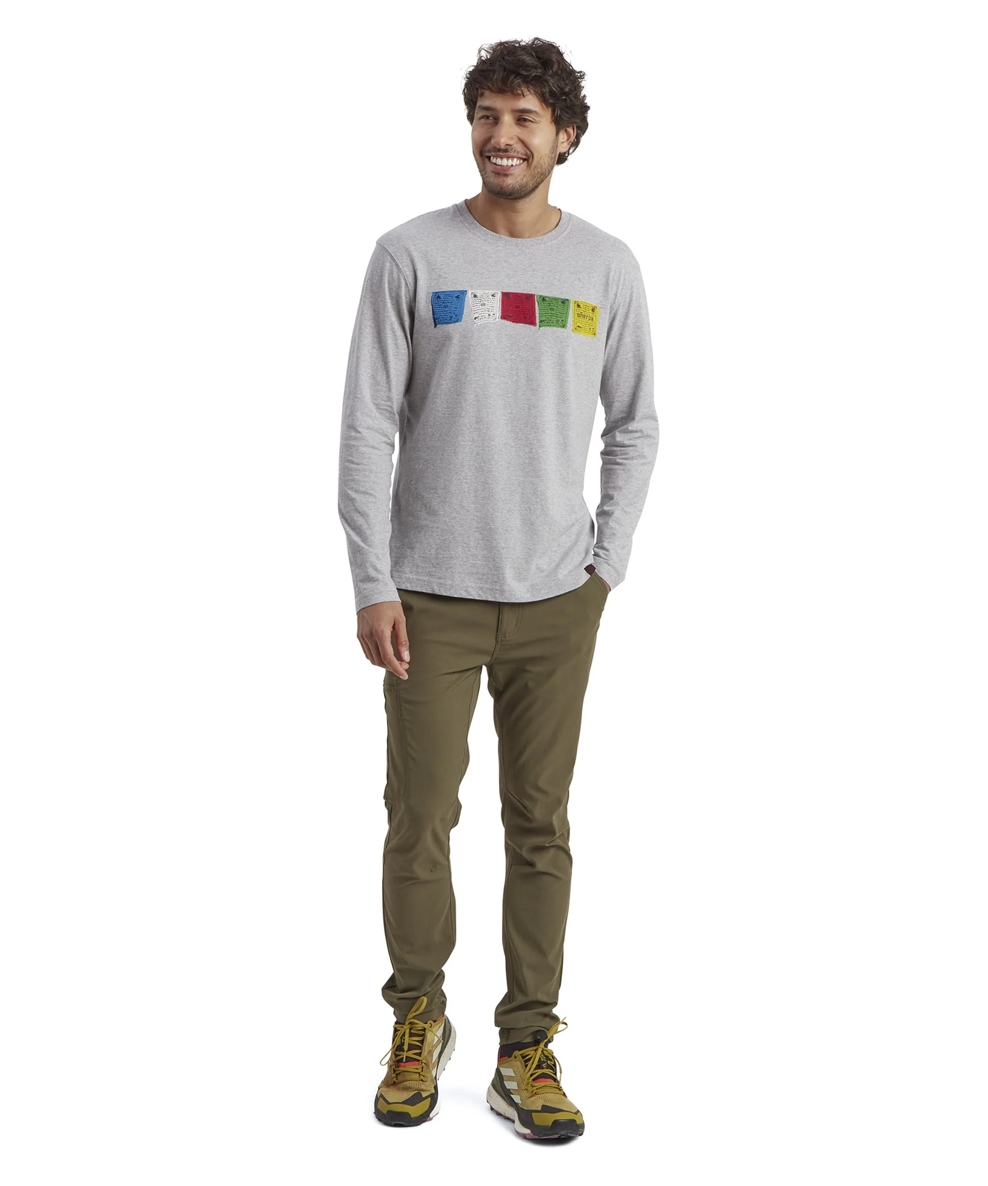 Tarcho Long Sleeve T-Shirt - Heather Grey - Image 3