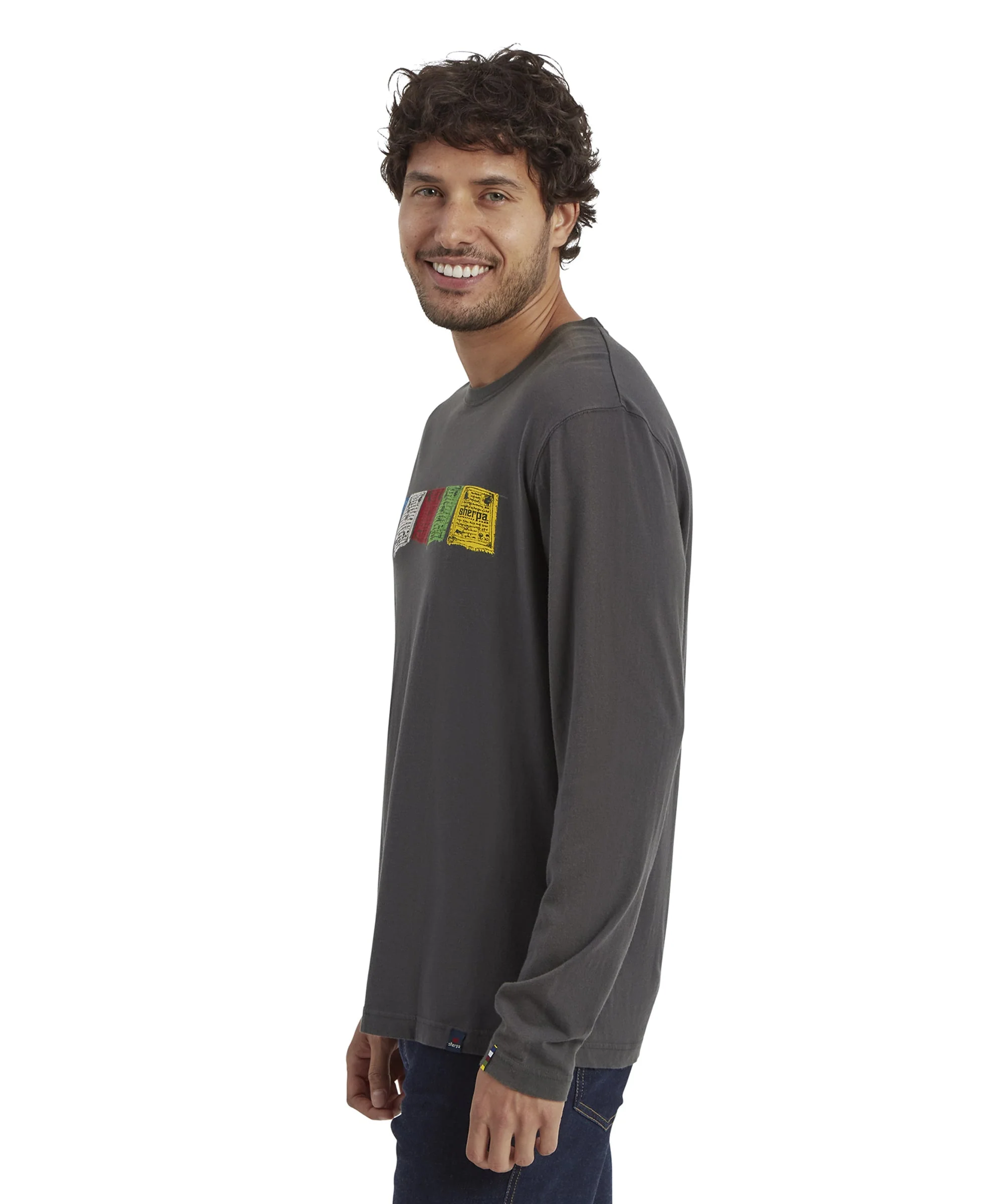 Tarcho Long Sleeve T-Shirt - Kharani Grey - Image 4