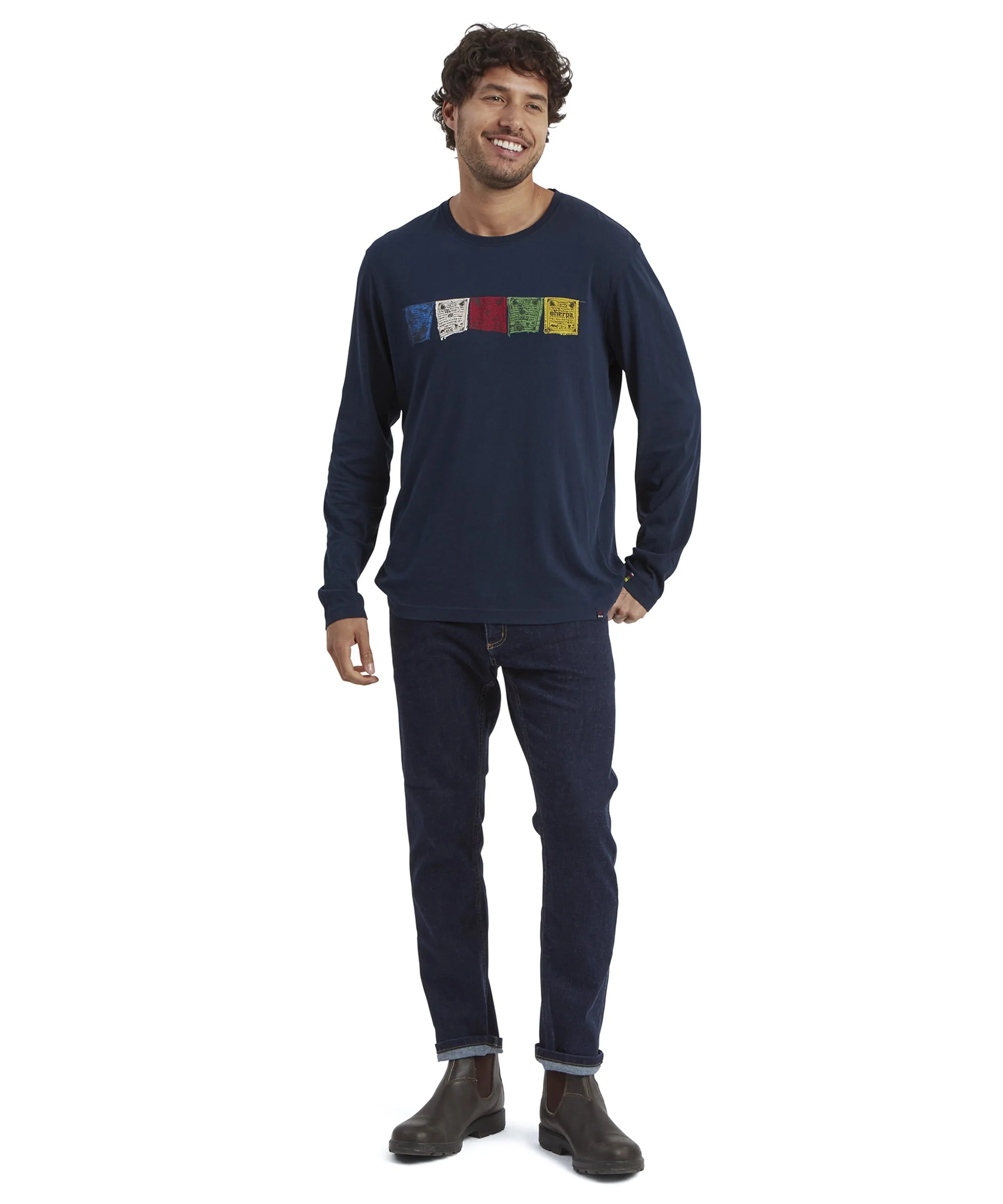 Tarcho Long Sleeve T-Shirt - Rathee Blue - Image 3