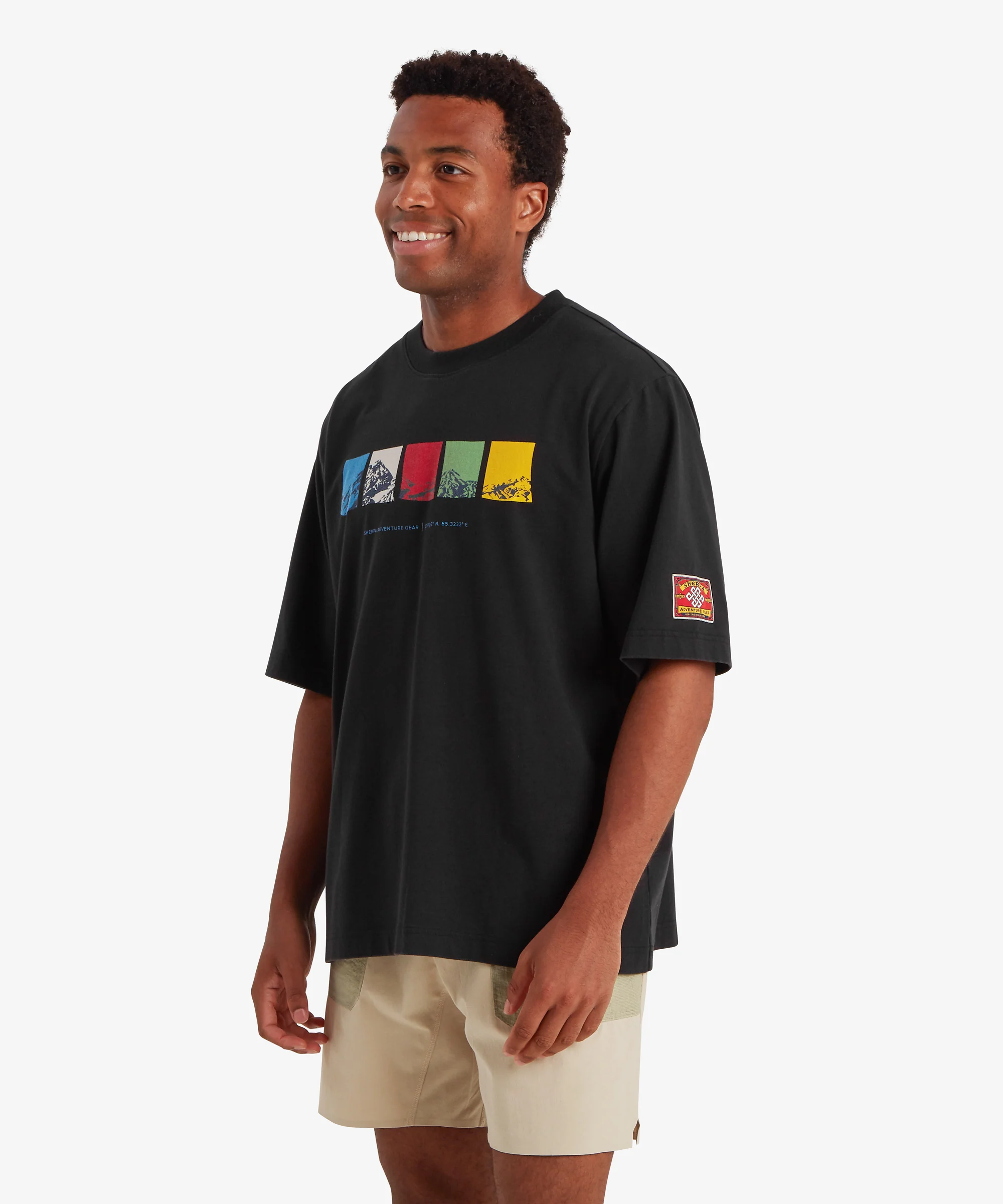 Tarcho Mountain T-Shirt - Black - Image 4