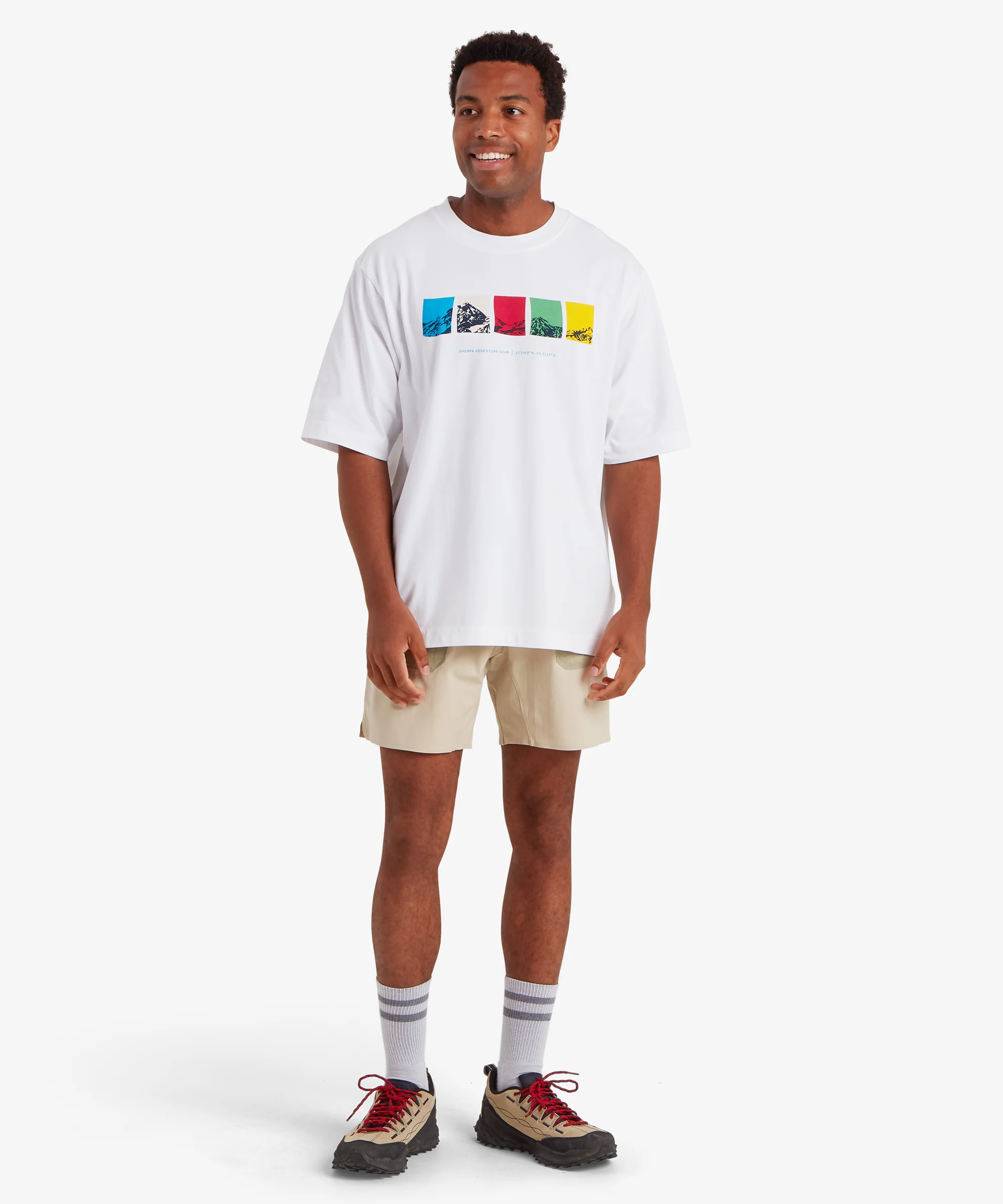 Tarcho Mountain T-Shirt - Katha White - Image 3