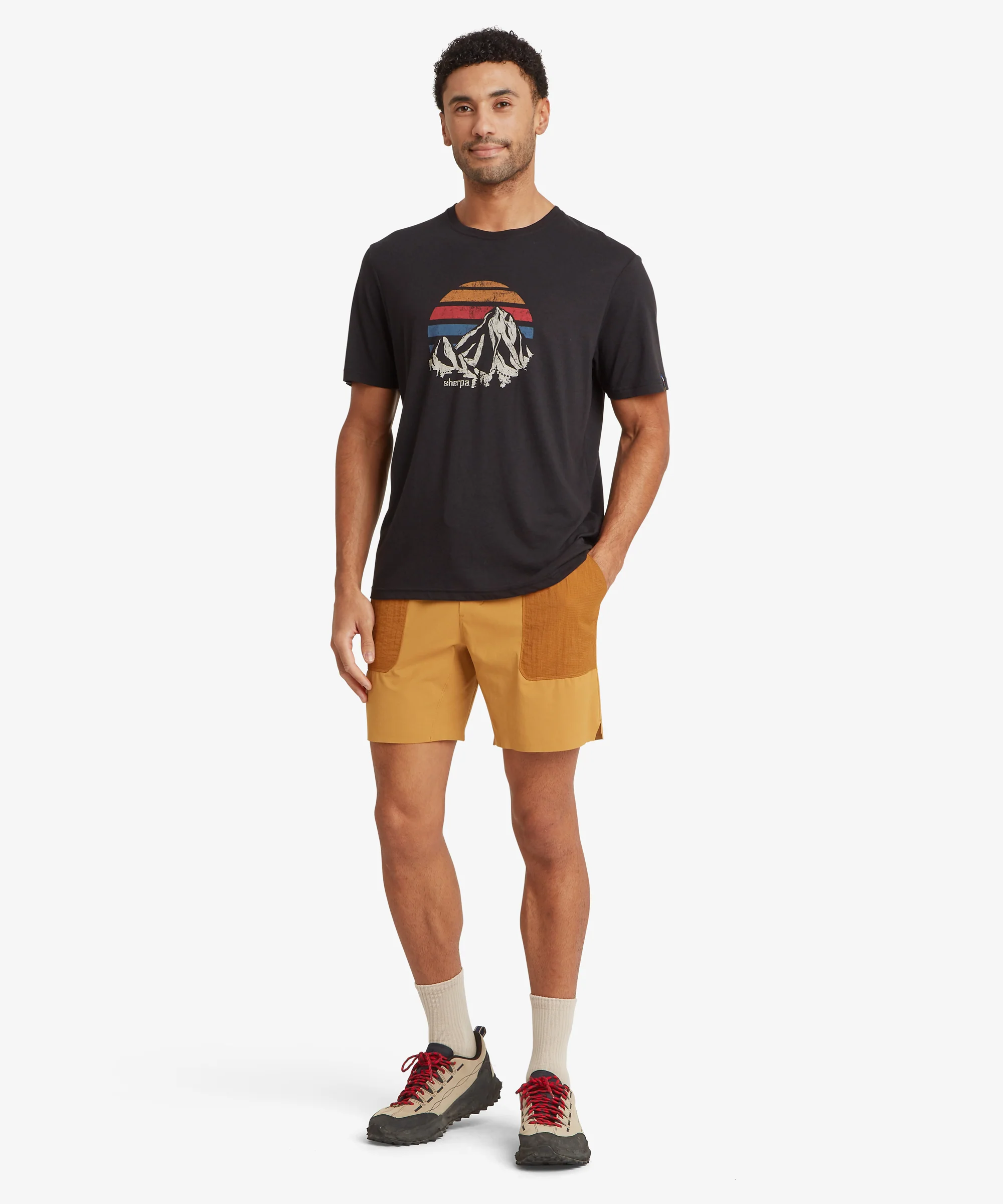 Tarcho Retro Shorts 7in - Argan Oil - Image 6