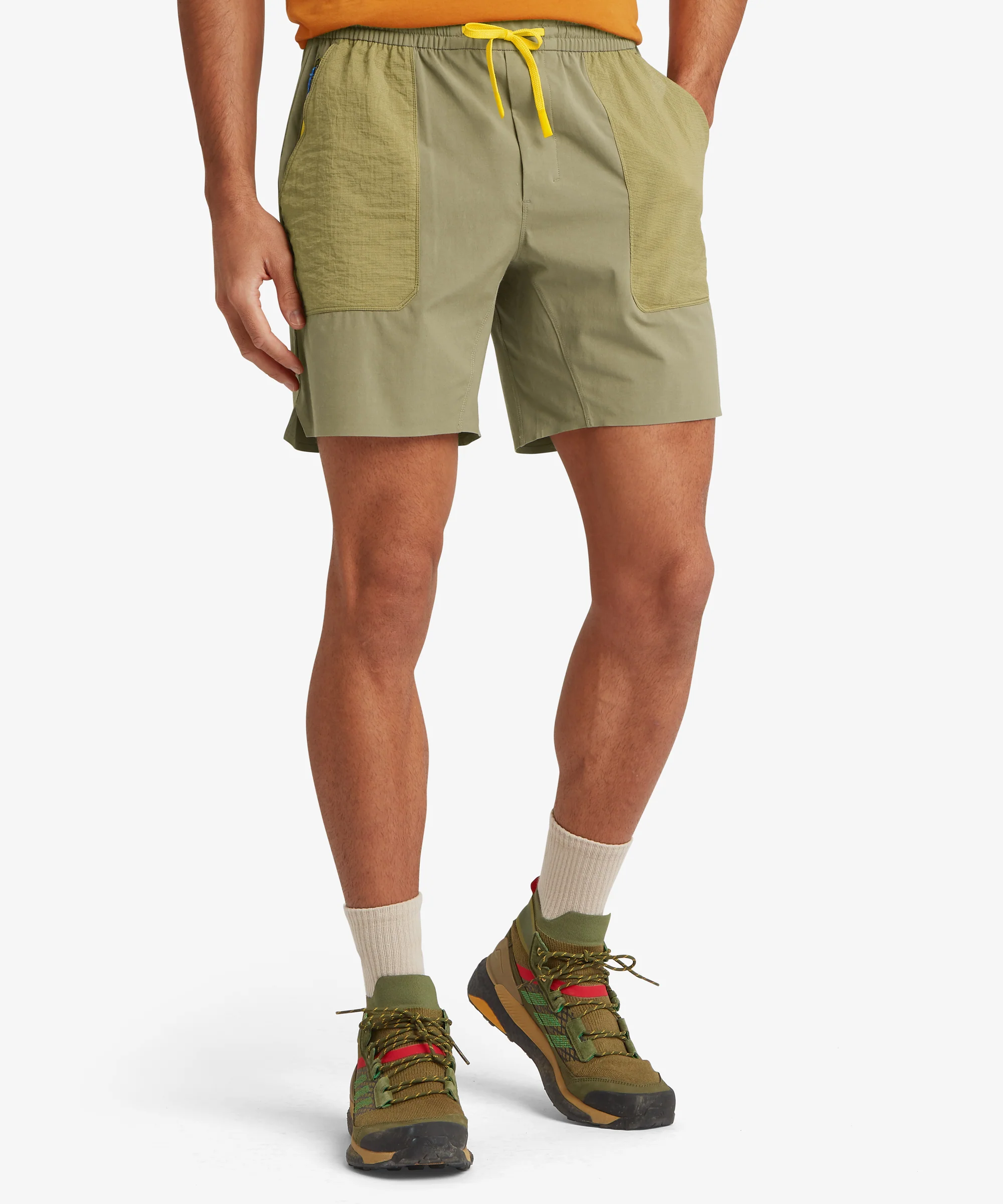 Tarcho Retro Shorts 7in - Olive - Image 2