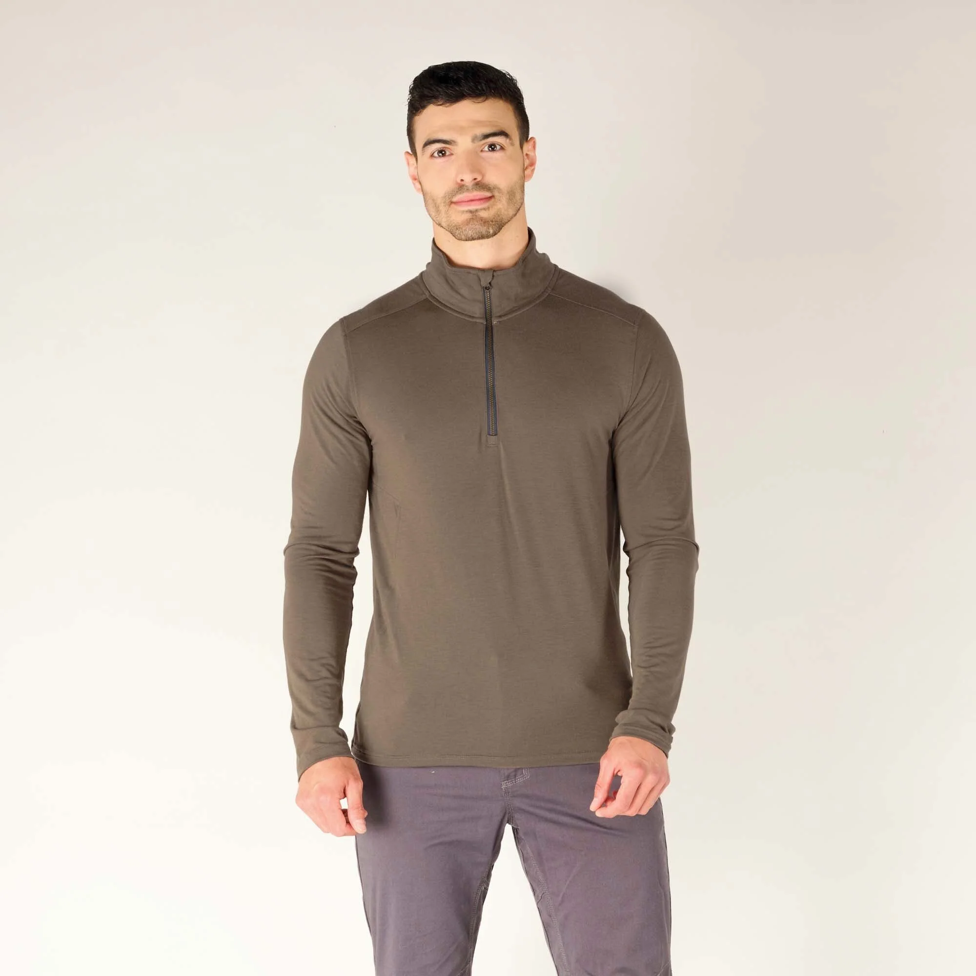 Tendu Active Half Zip - Maato Grey - Image 2