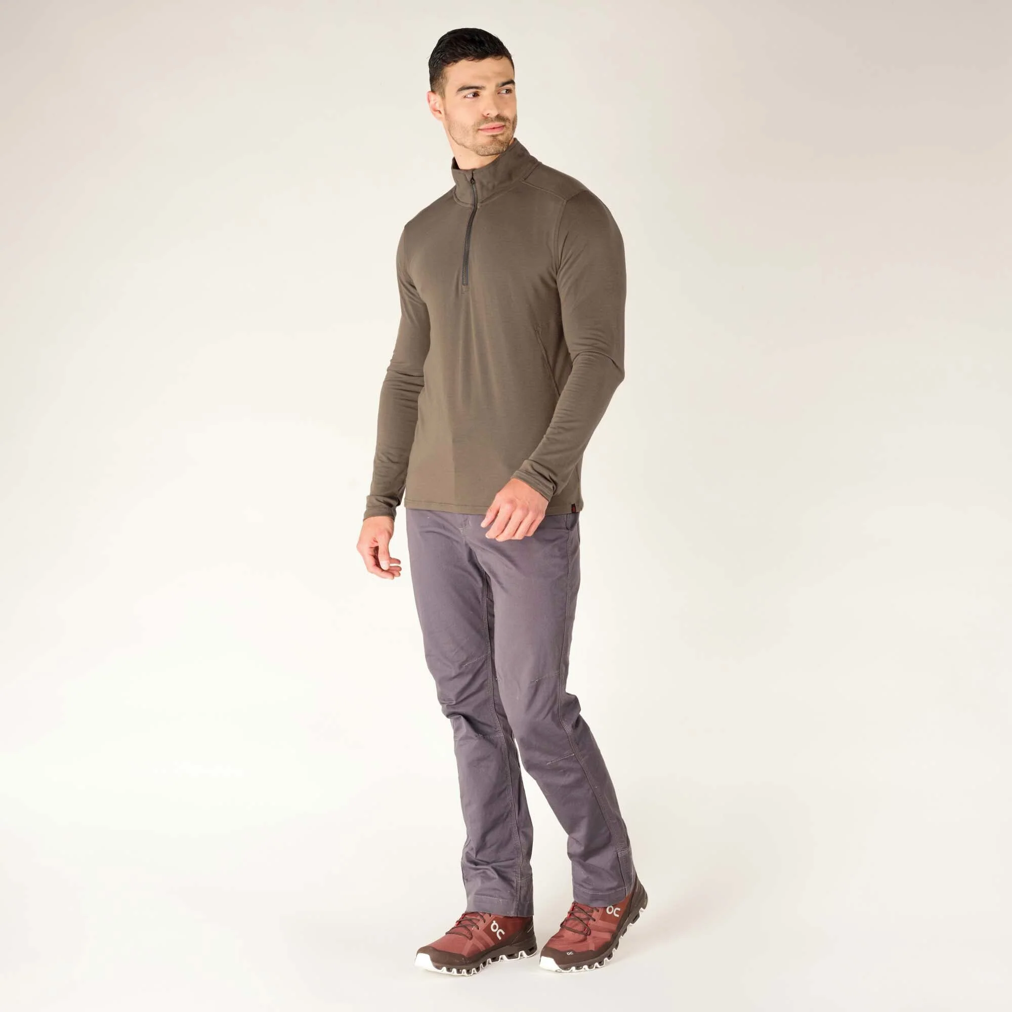 Tendu Active Half Zip - Maato Grey - Image 4