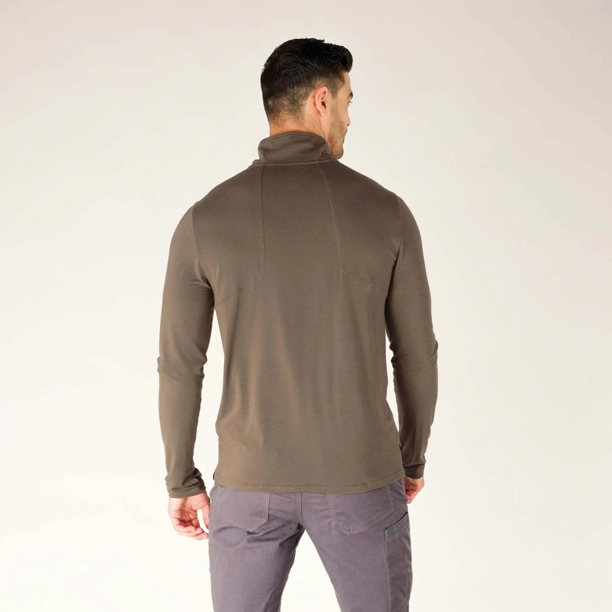 Tendu Active Half Zip - Maato Grey - Image 5