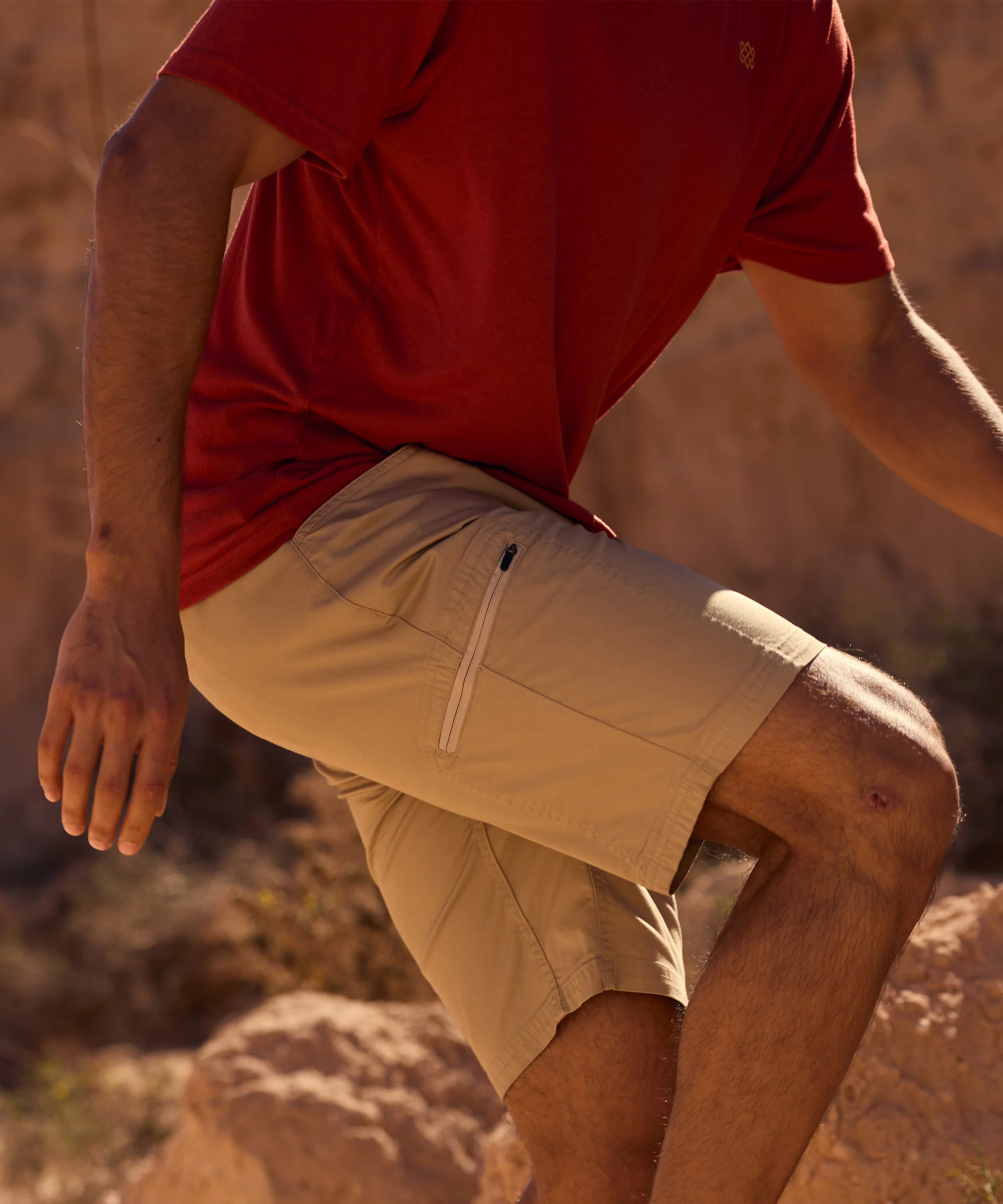 Tenjing Shorts - Bardiya Sand - Image 3