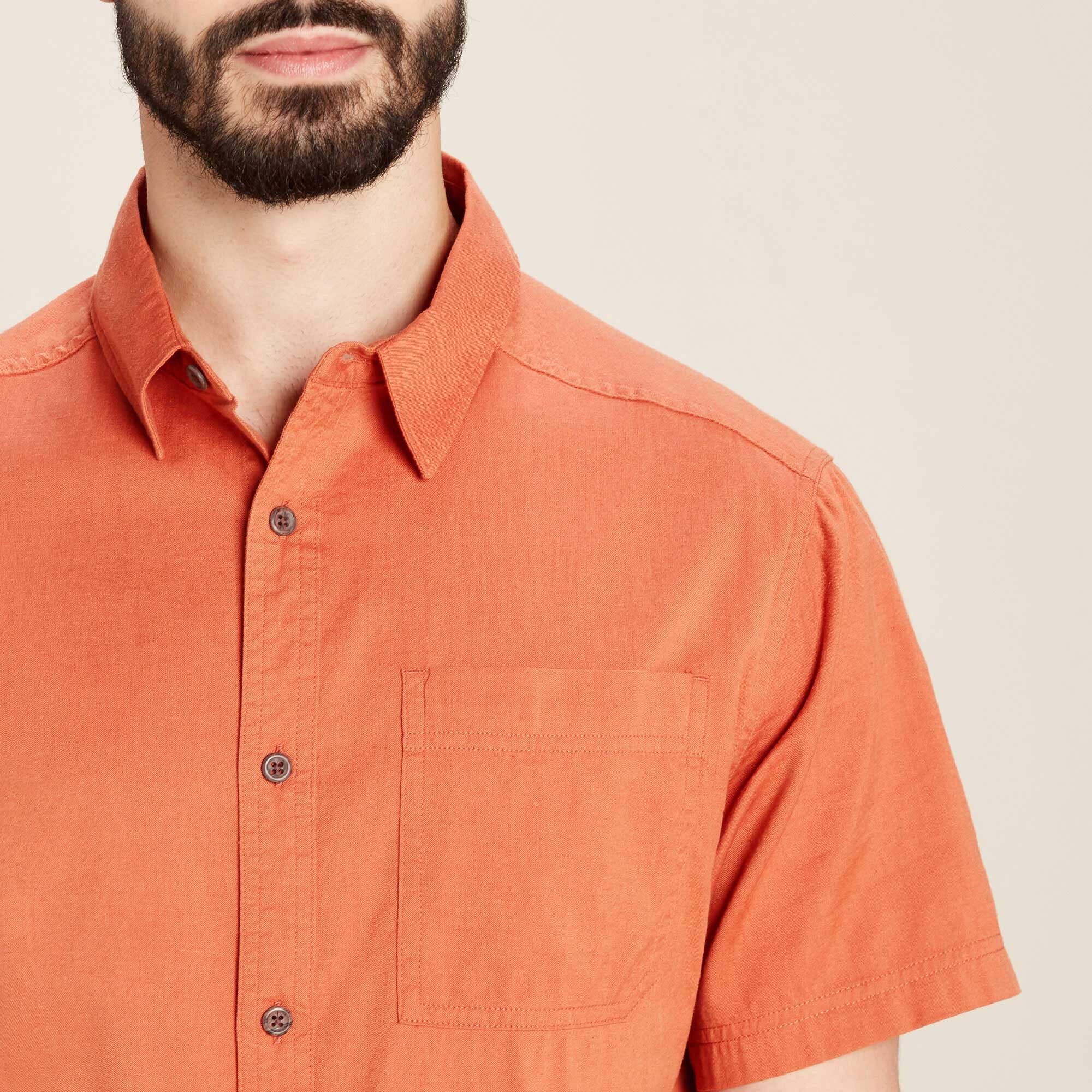 Tharu Voyage Short Sleeve Shirt - Aged Brick - Image 4