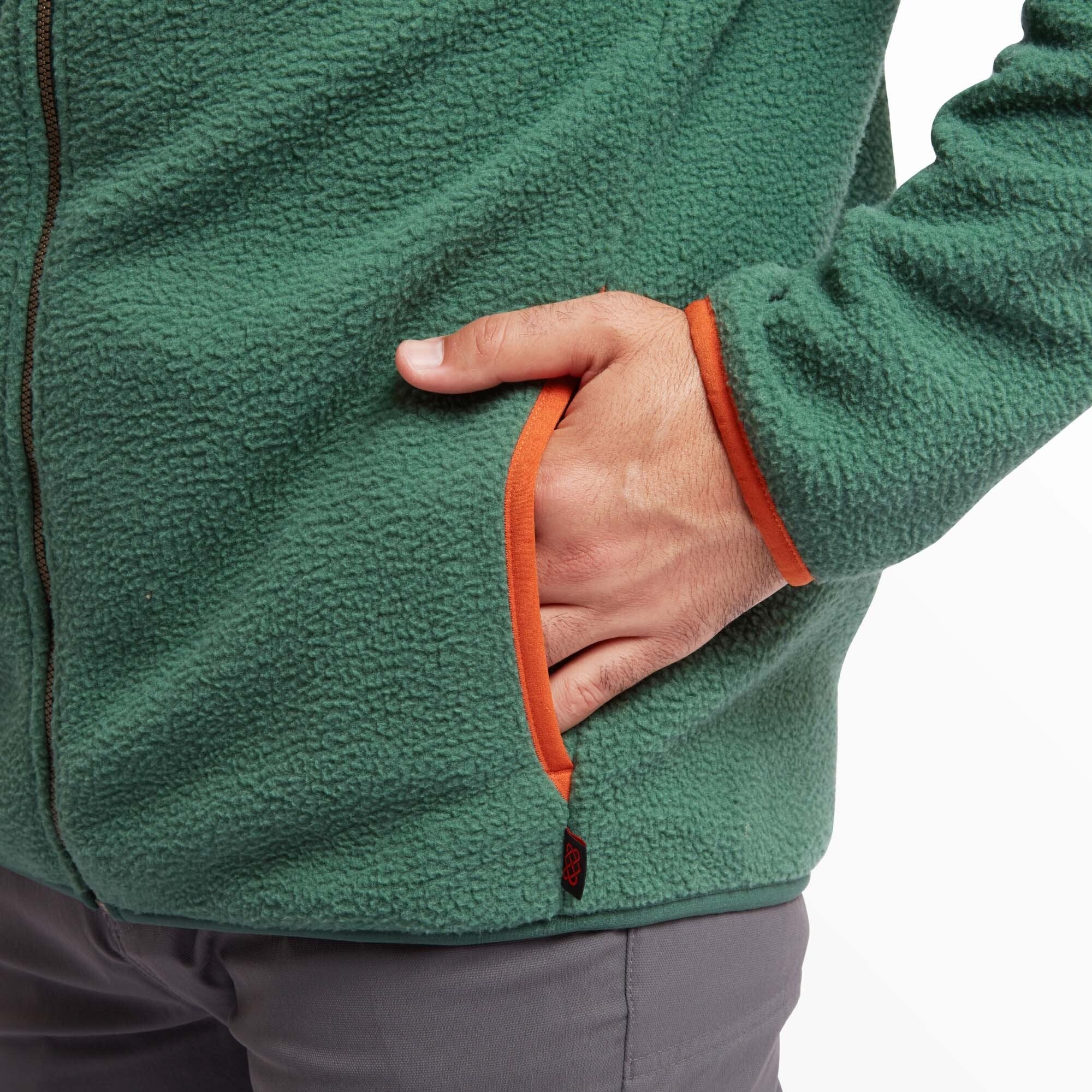 Uddesya Sherpa Fleece Jacket - Forest - Image 2