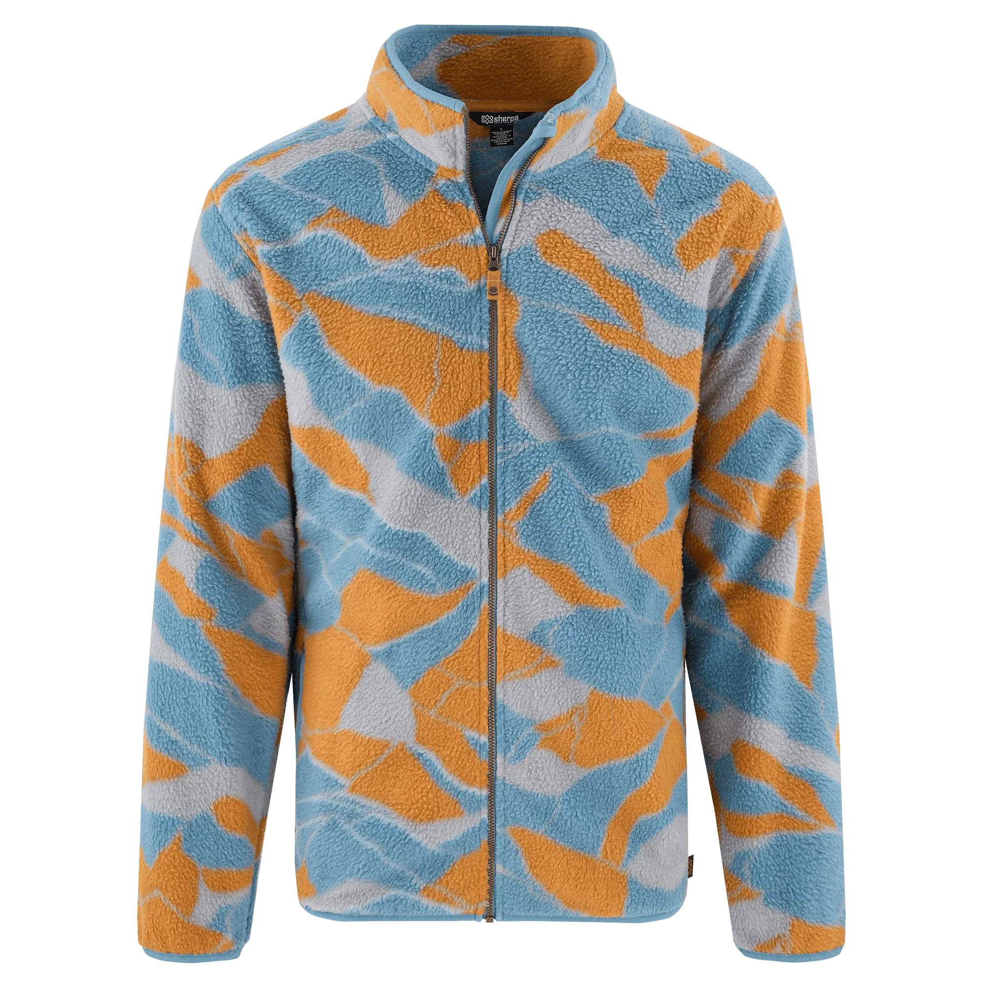 Uddesya Sherpa Fleece Jacket - Slate Blue Himalaya