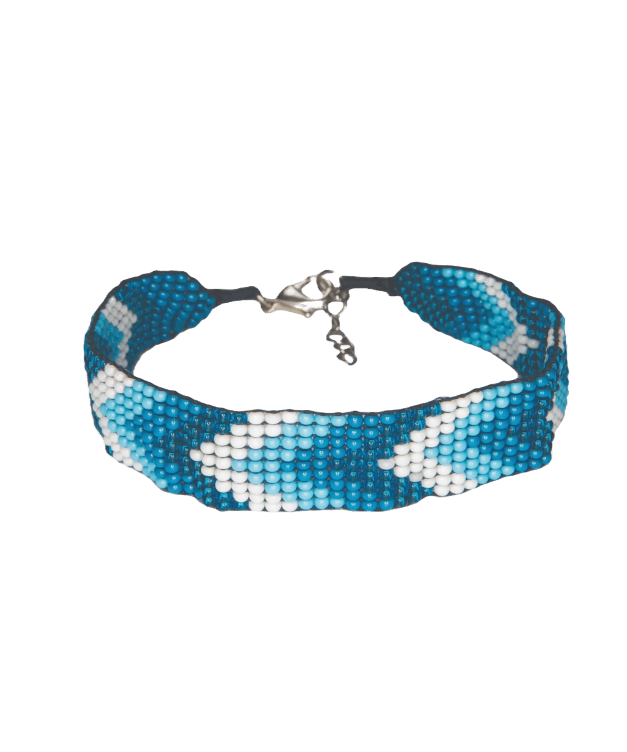 Mayalu Chevron Bracelet - Blue Tara