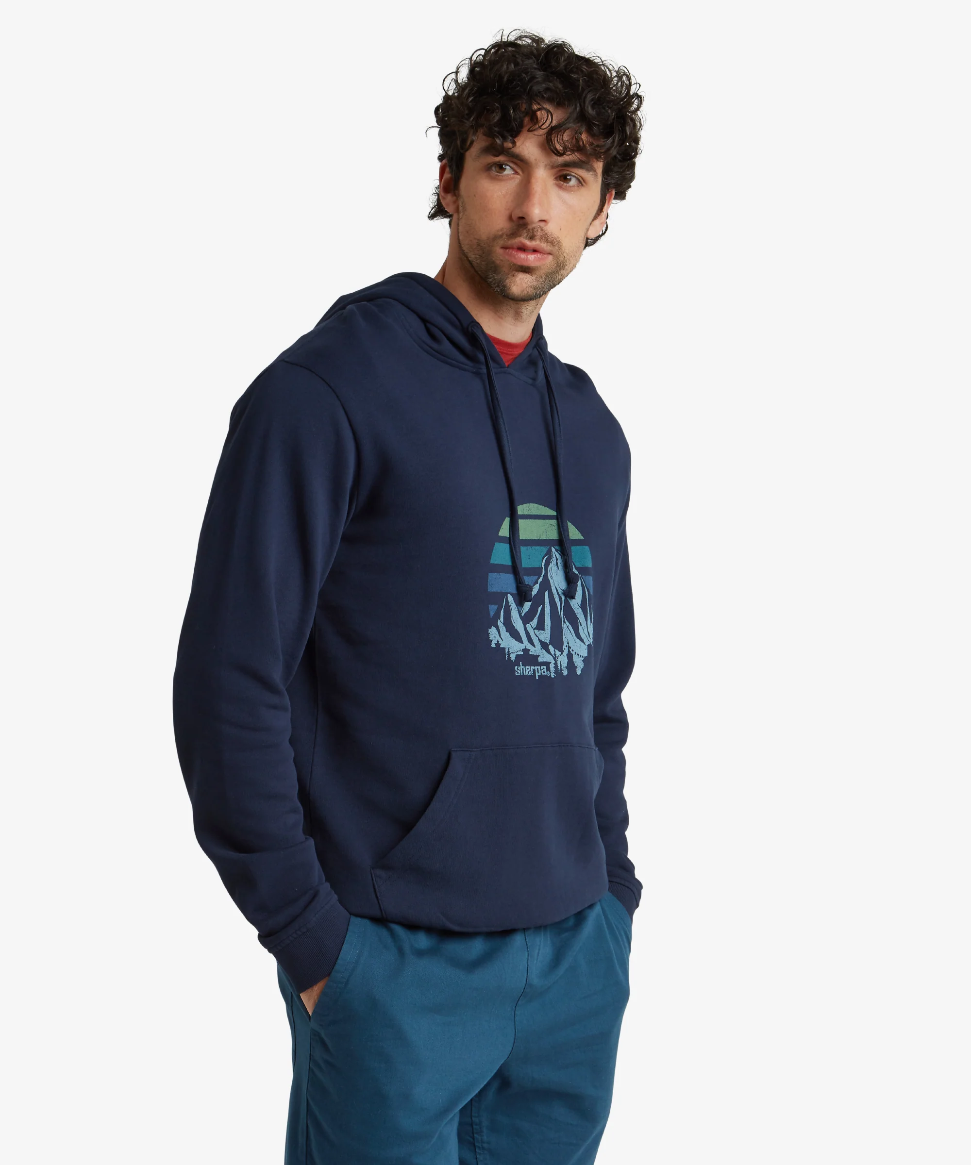 Pokhara Sunset Hoodie - Rathee Blue - Image 4
