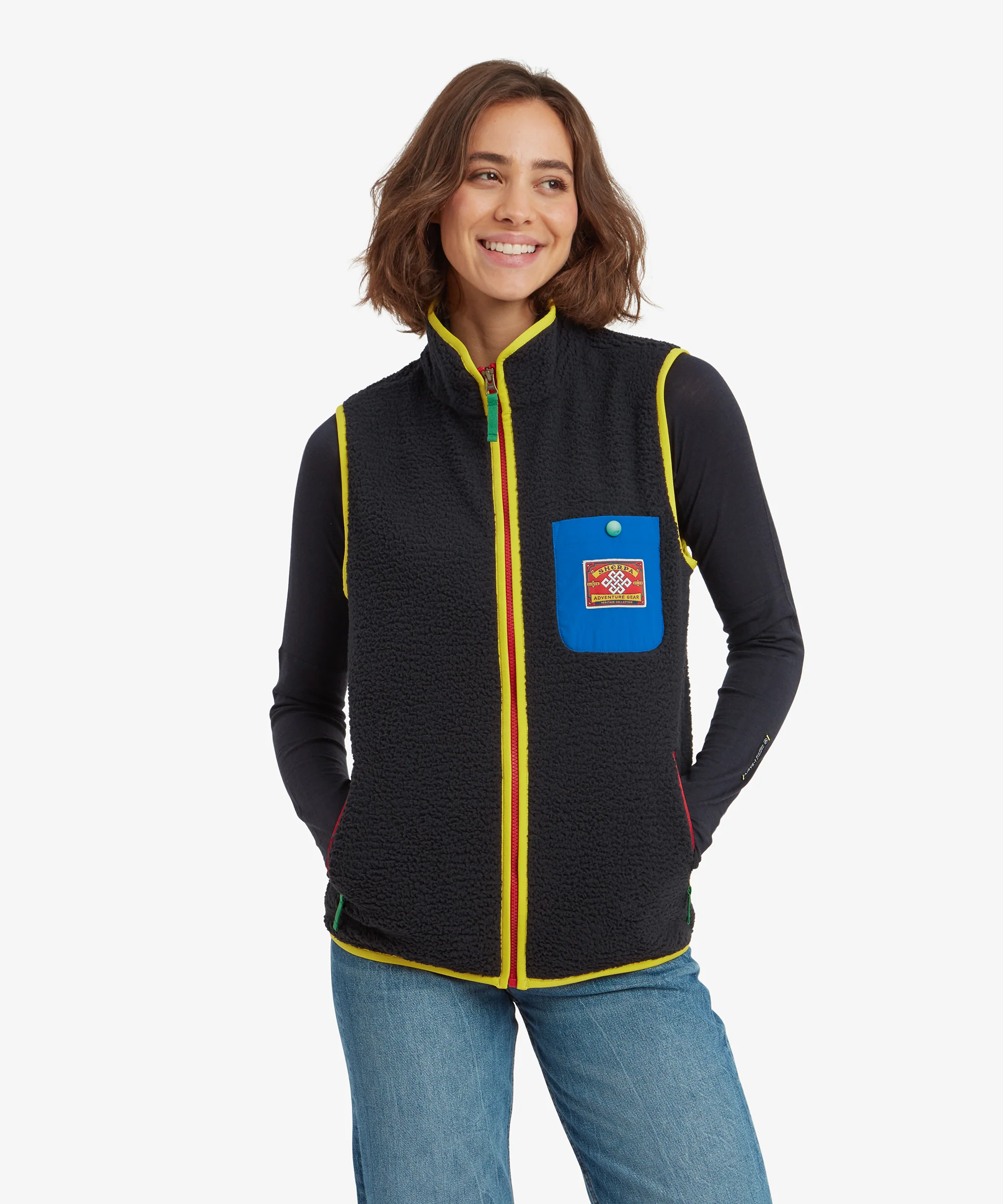 Tarcho Fleece Vest - Black - Image 6