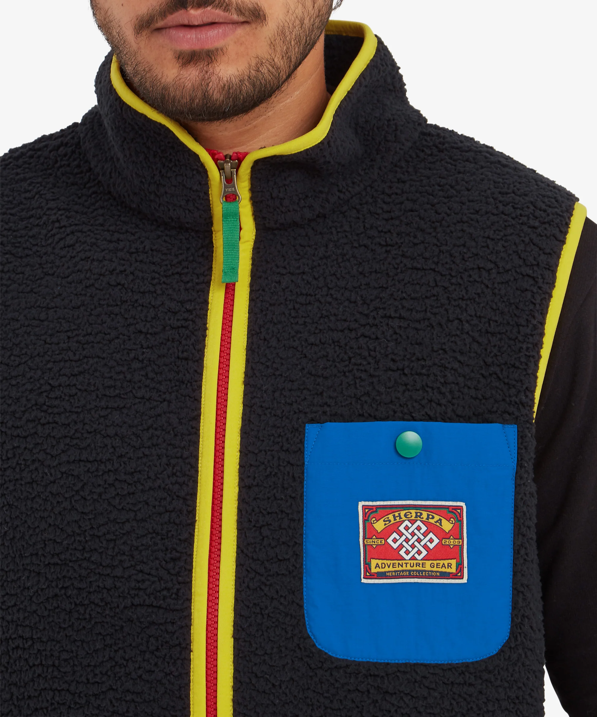 Tarcho Fleece Vest - Black - Image 9