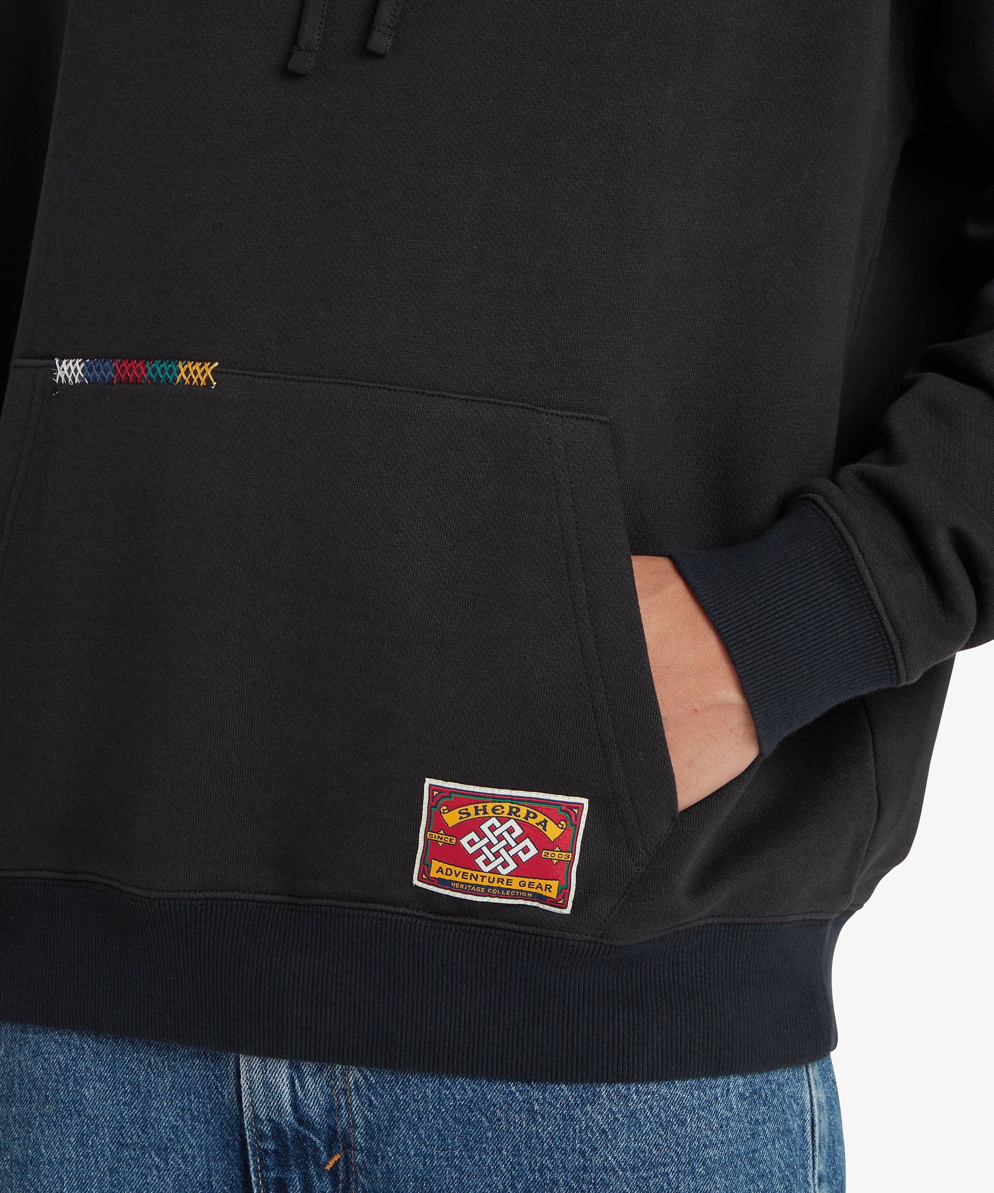 Unisex Tarcho Mask Hoodie  - Black - Image 10