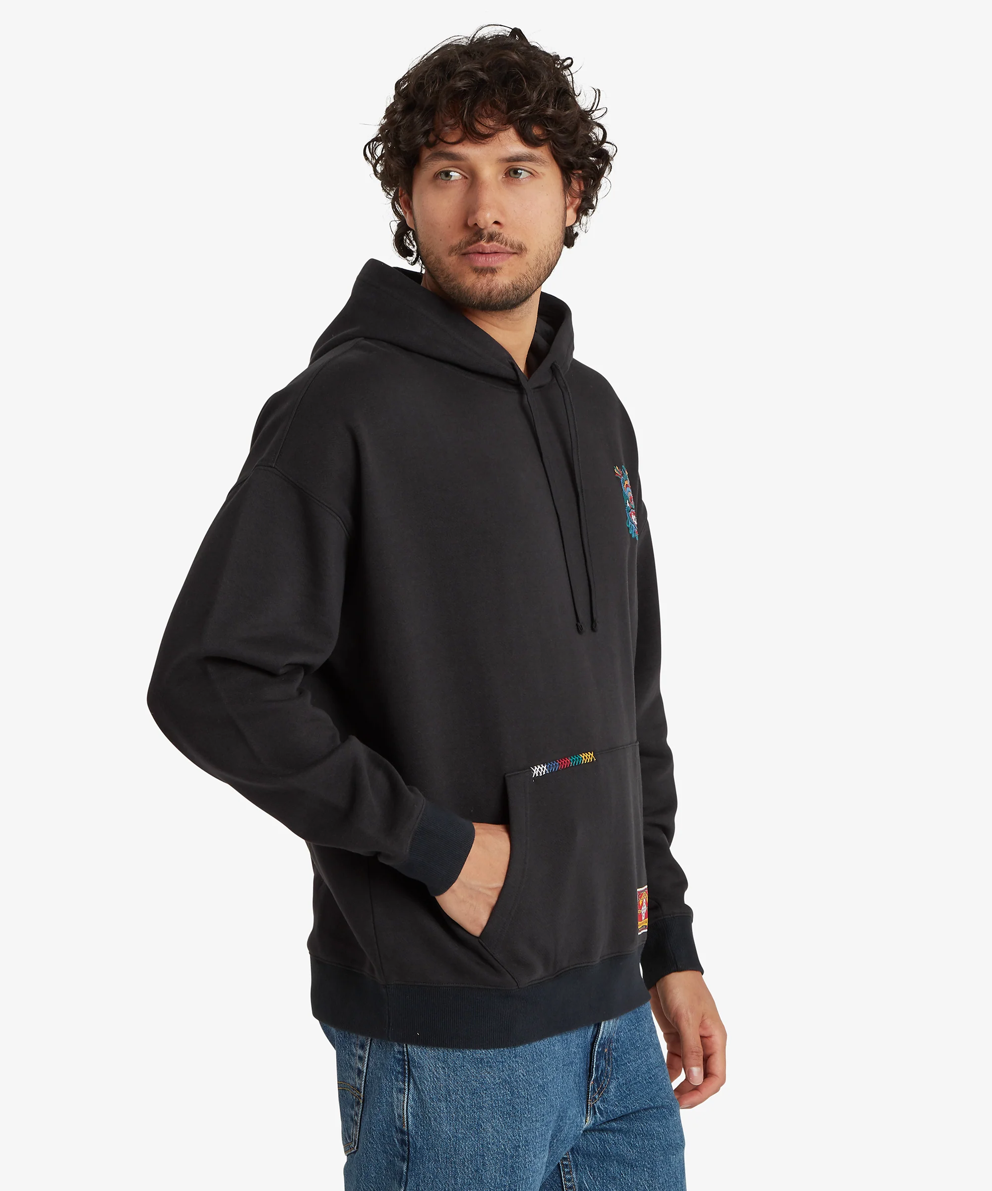 Unisex Tarcho Mask Hoodie  - Black - Image 5