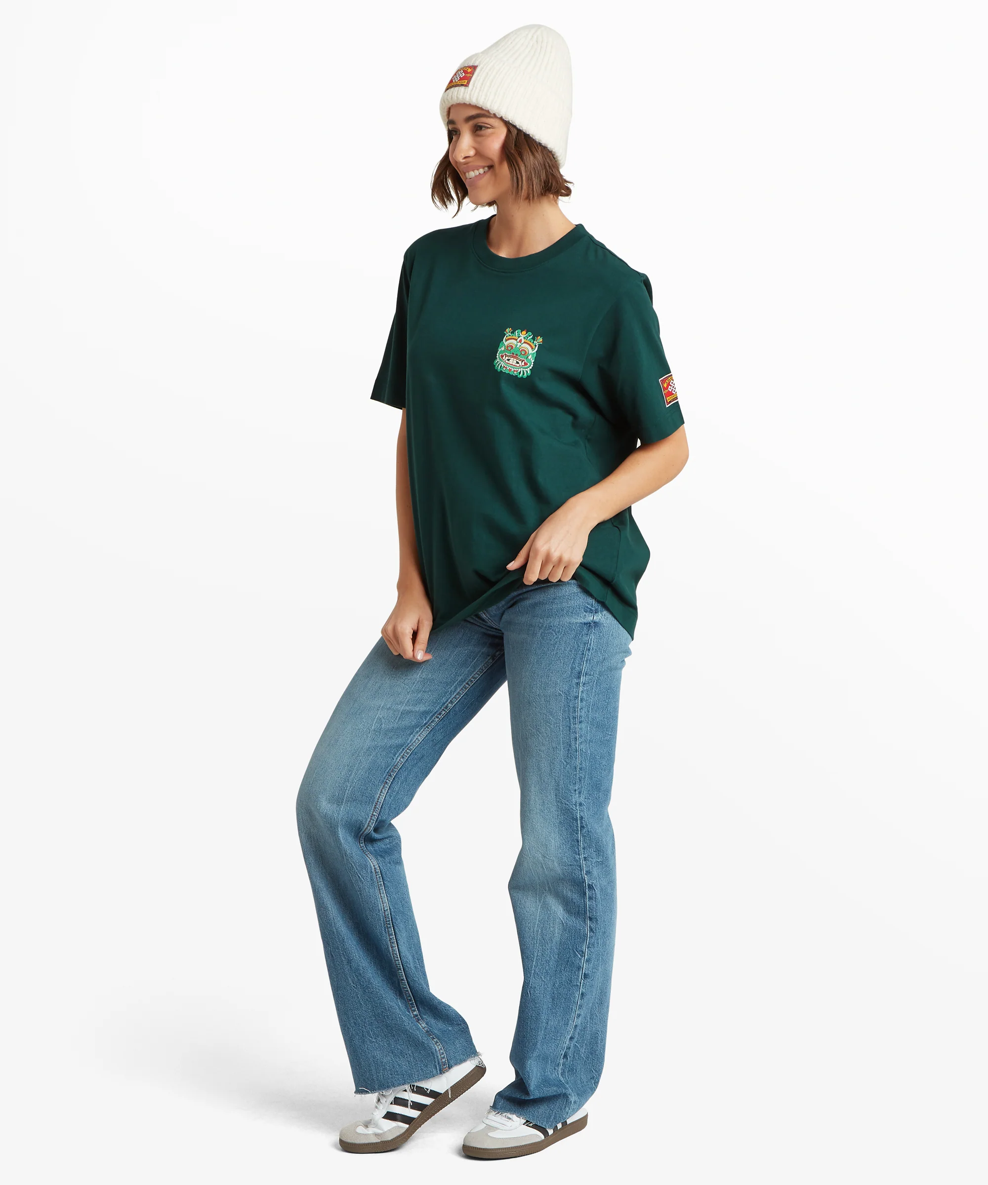 Unisex Tarcho Mask T-Shirt  - Dark Green - Image 6
