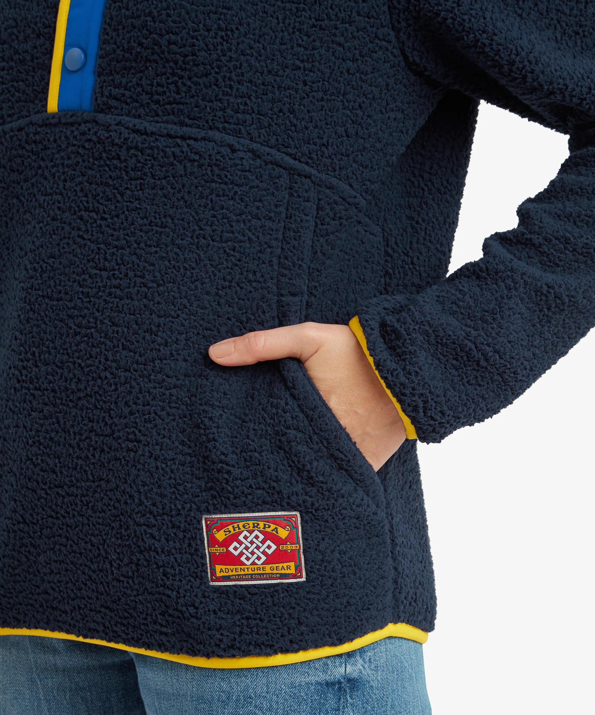 Tarcho Quarter Snap Pullover  - Rathee Blue - Image 10