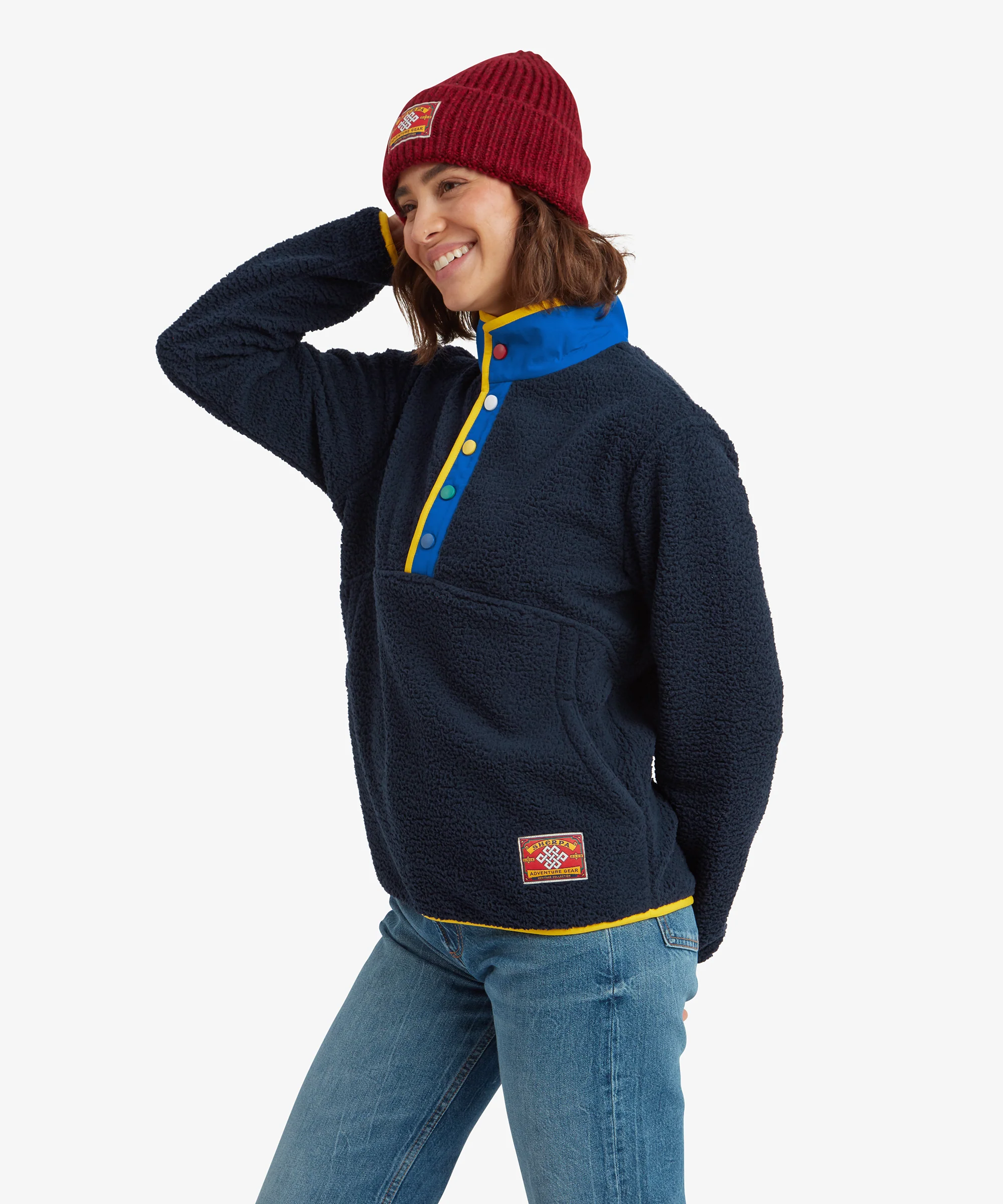 Tarcho Quarter Snap Pullover  - Rathee Blue - Image 4