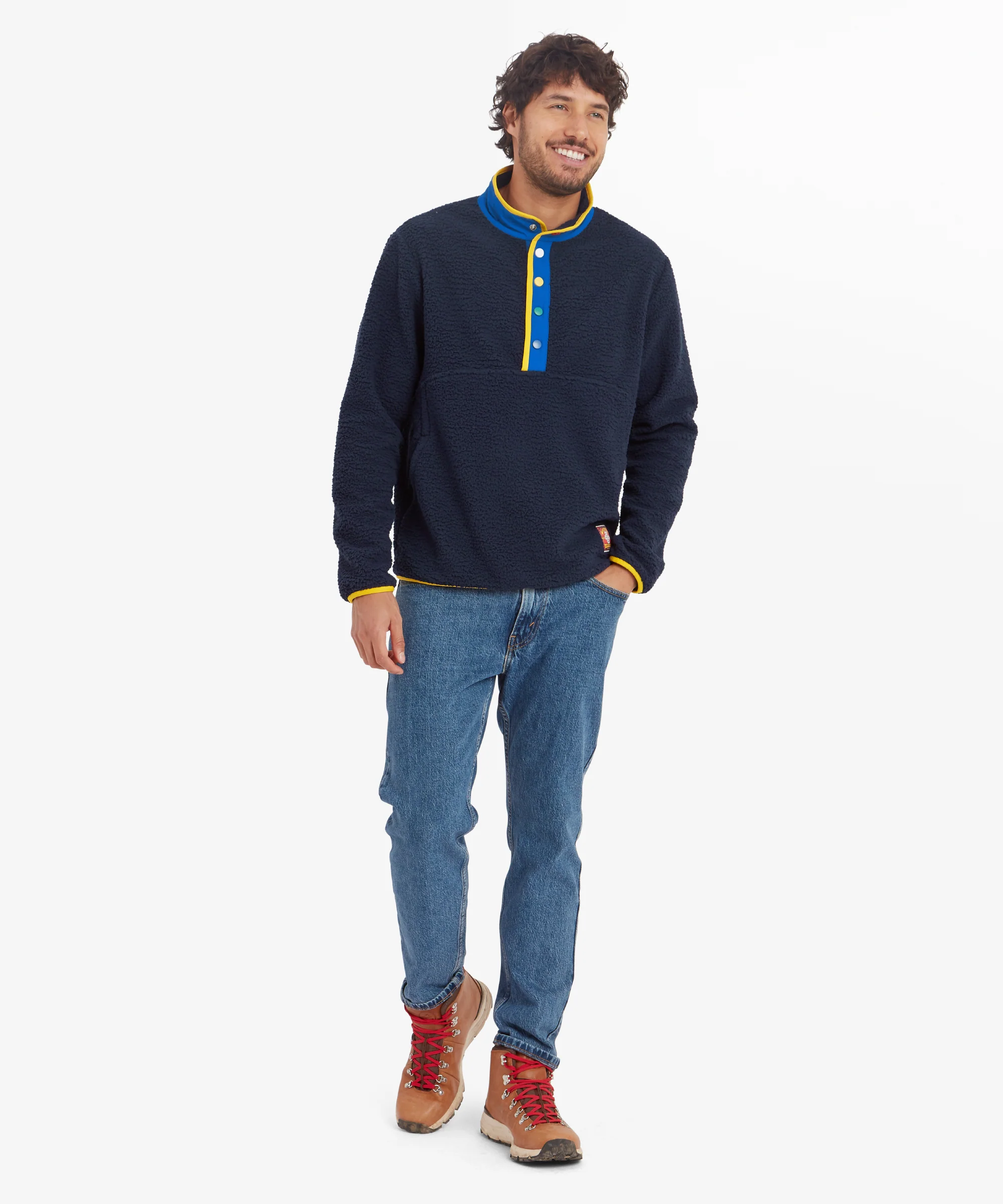 Tarcho Quarter Snap Pullover  - Rathee Blue - Image 5